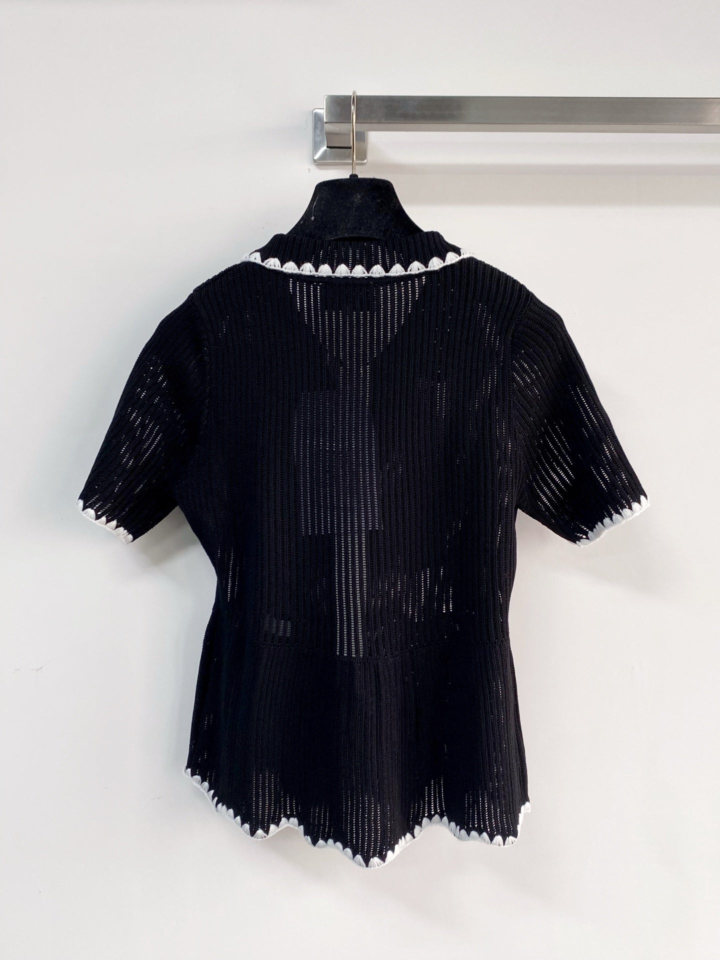 Chanel 2026 Short - sleeved Cardigan Sweater Wool 166812