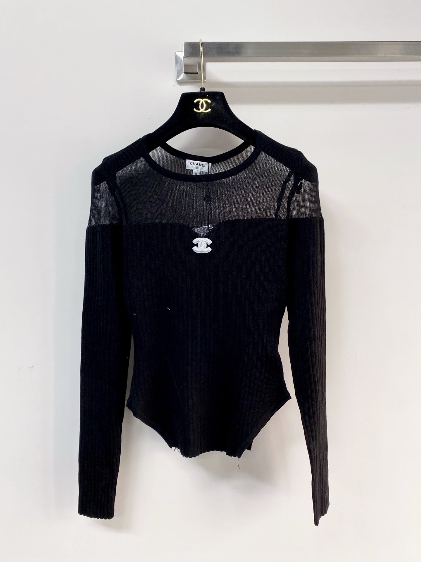 Chanel 2026 Long-Sleeve Top Wool 166733