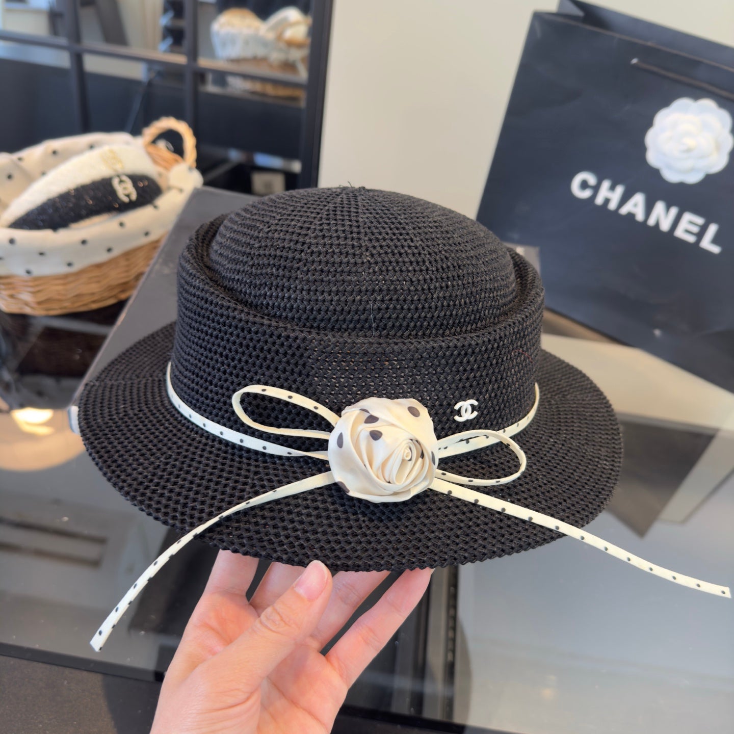Chanel Bucket Hat Wool 279621