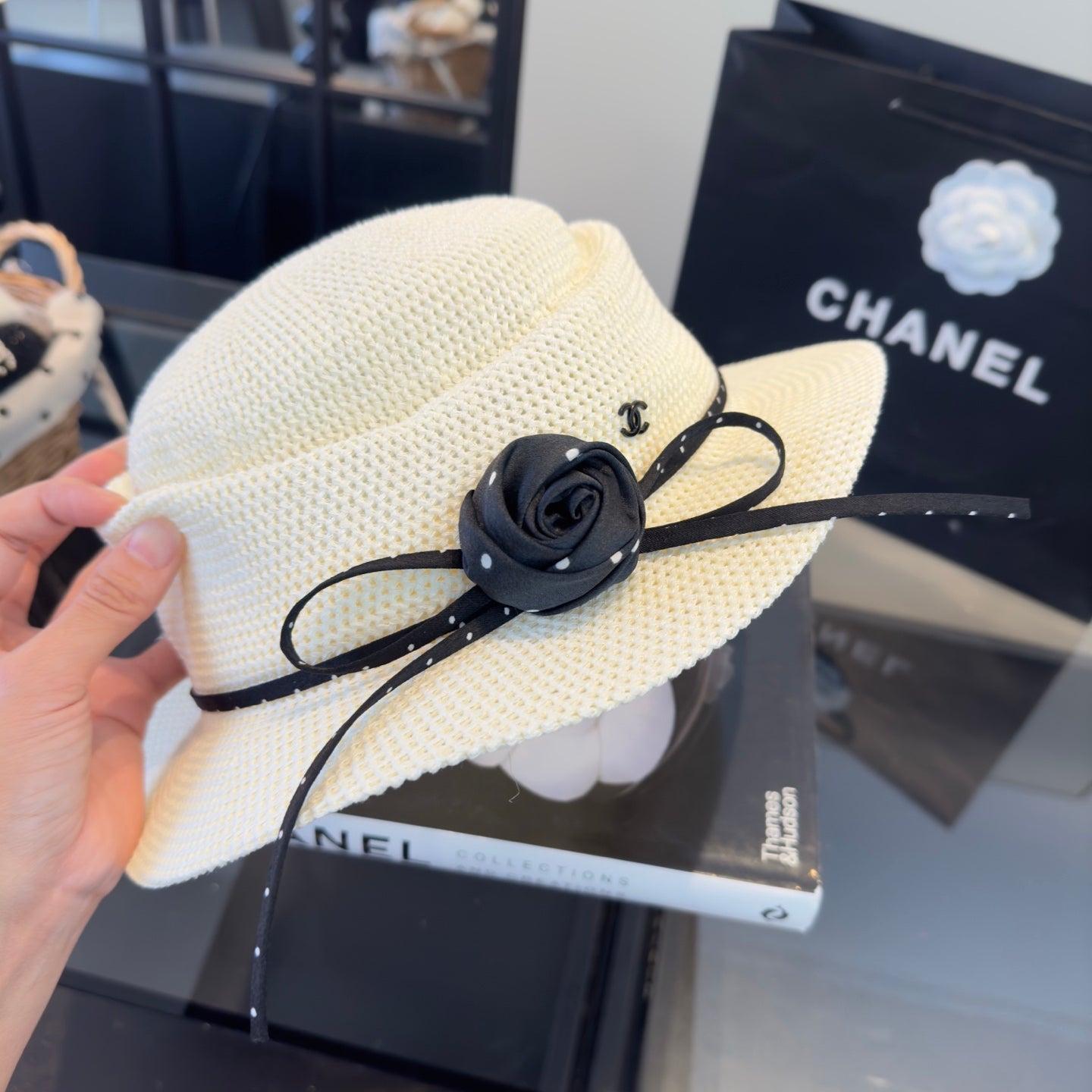 Chanel Bucket Hat Wool 279621