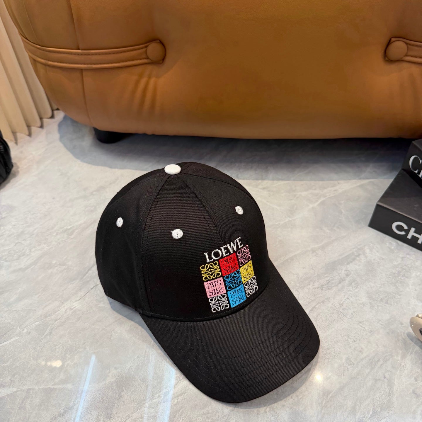 Loewe Embroidered Baseball Cap 295362
