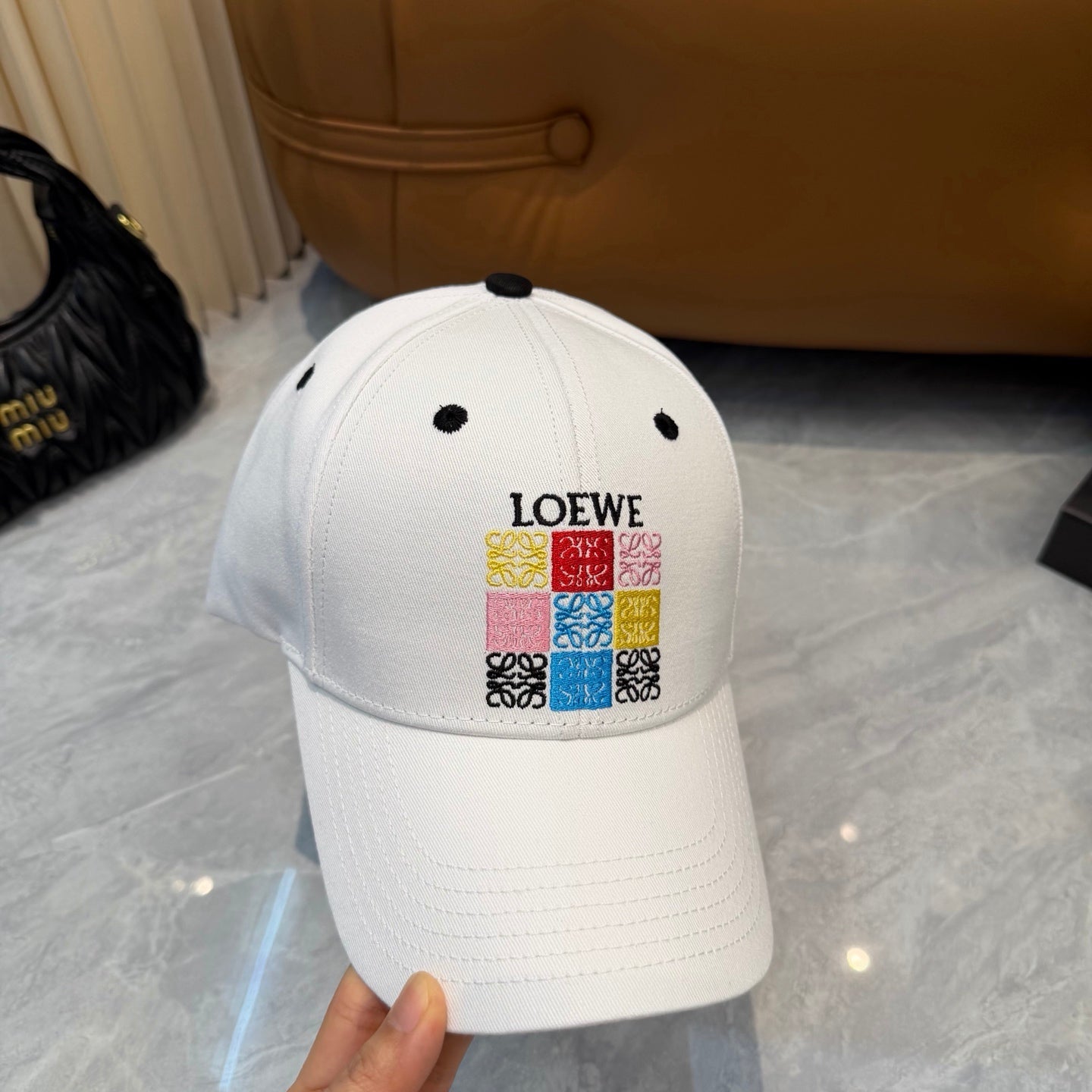 Loewe Embroidered Baseball Cap 295362
