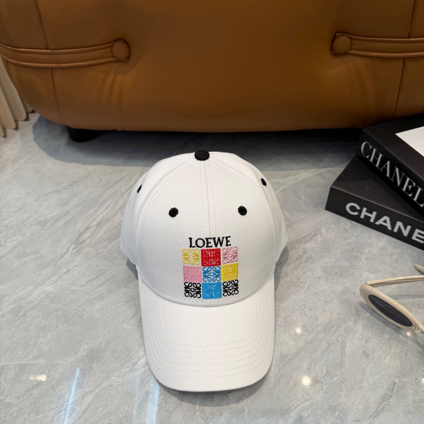 Loewe Embroidered Baseball Cap 295362