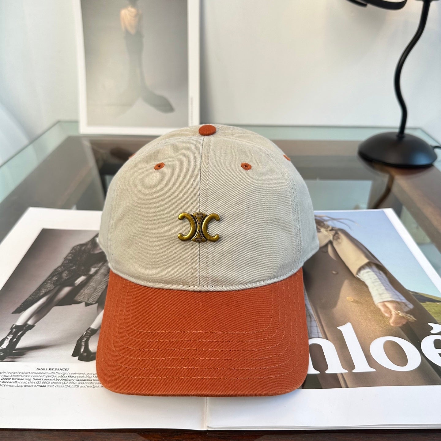 Celine Two-tone Baseball Cap 299514