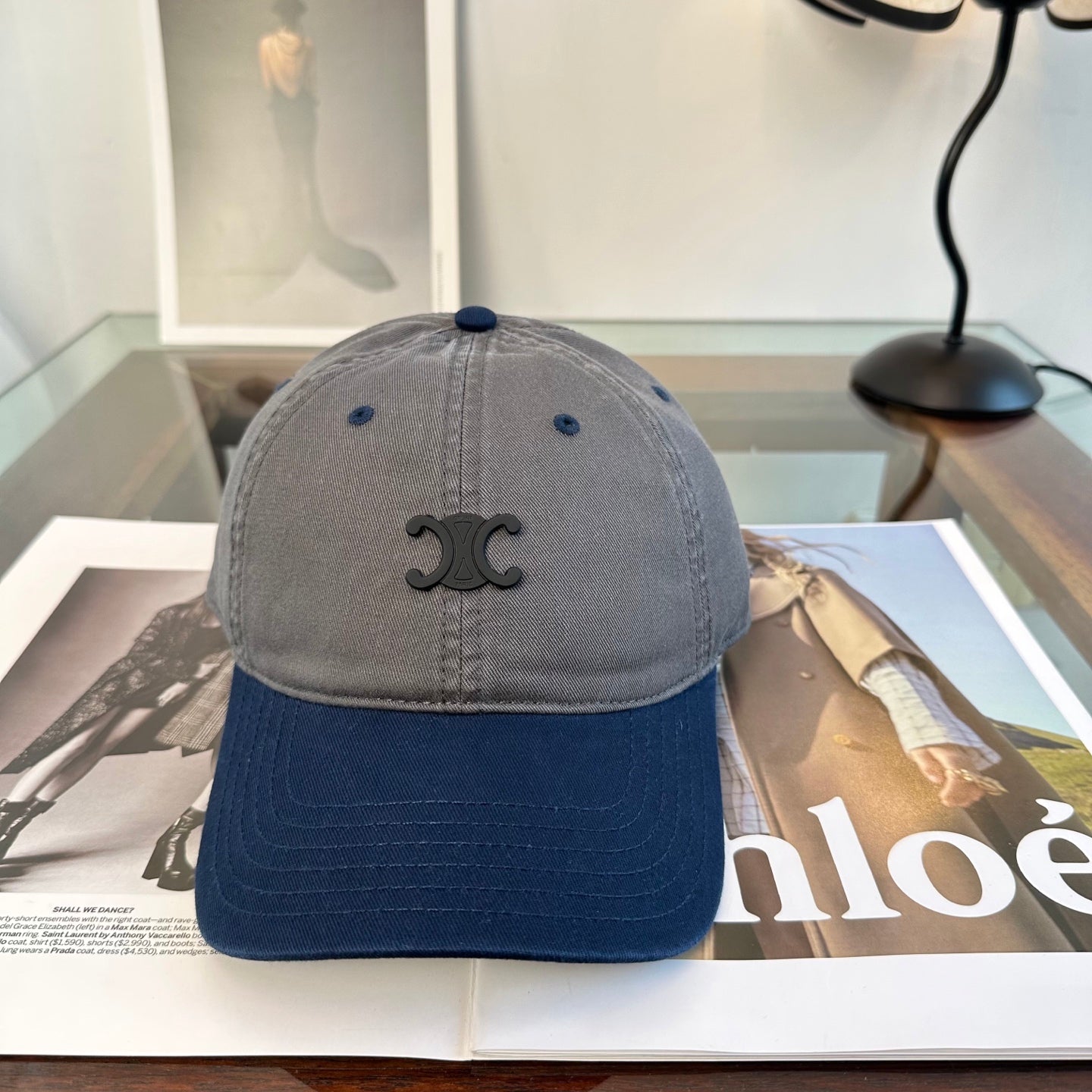 Celine Two-tone Baseball Cap 299514