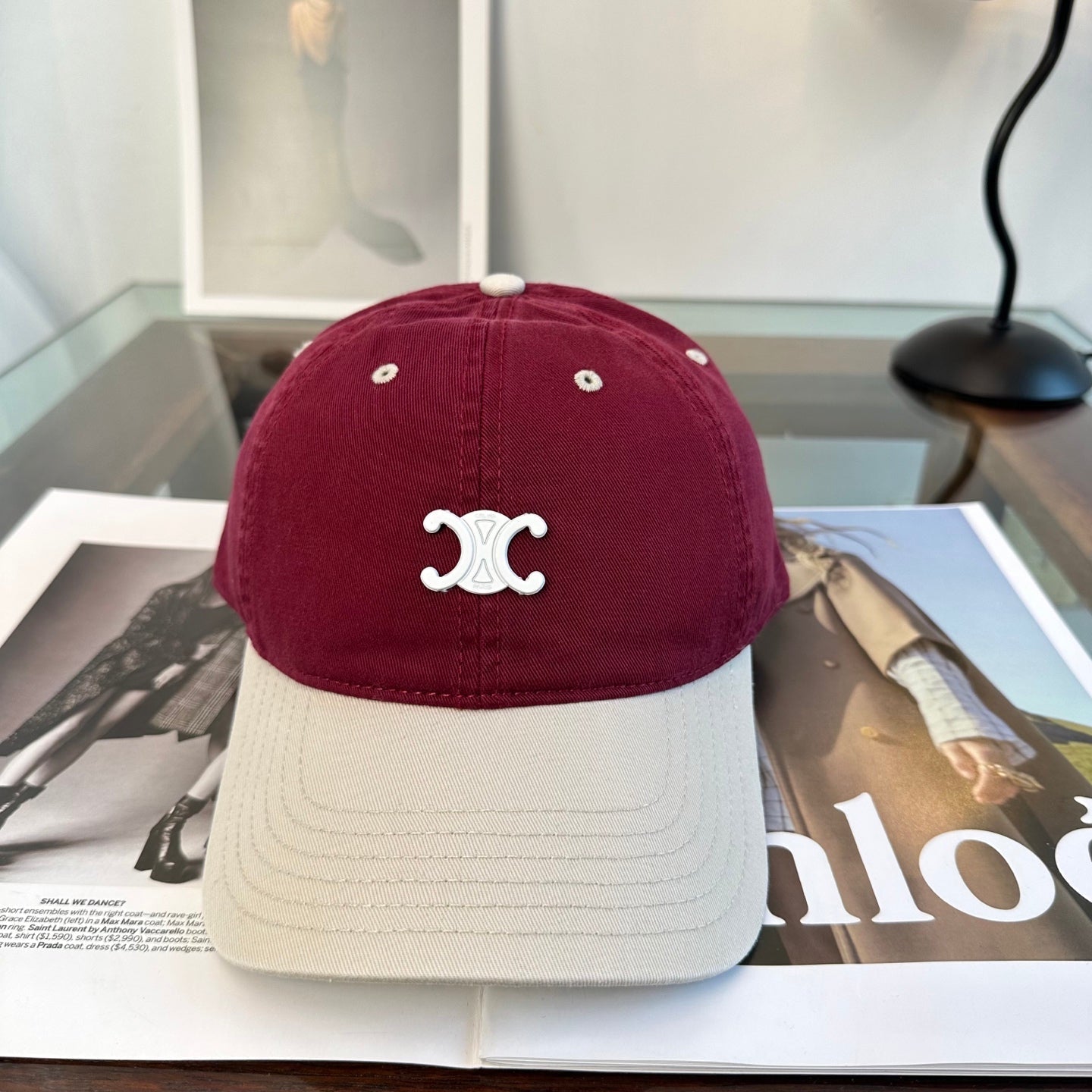 Celine Two-tone Baseball Cap 299514