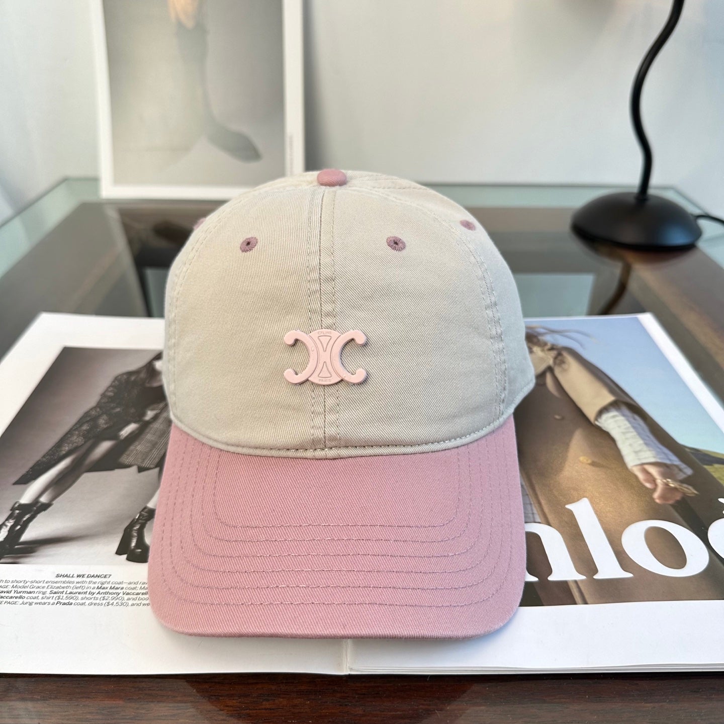 Celine Two-tone Baseball Cap 299514