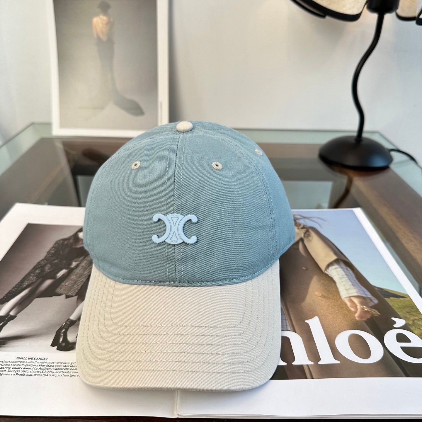 Celine Two-tone Baseball Cap 299514