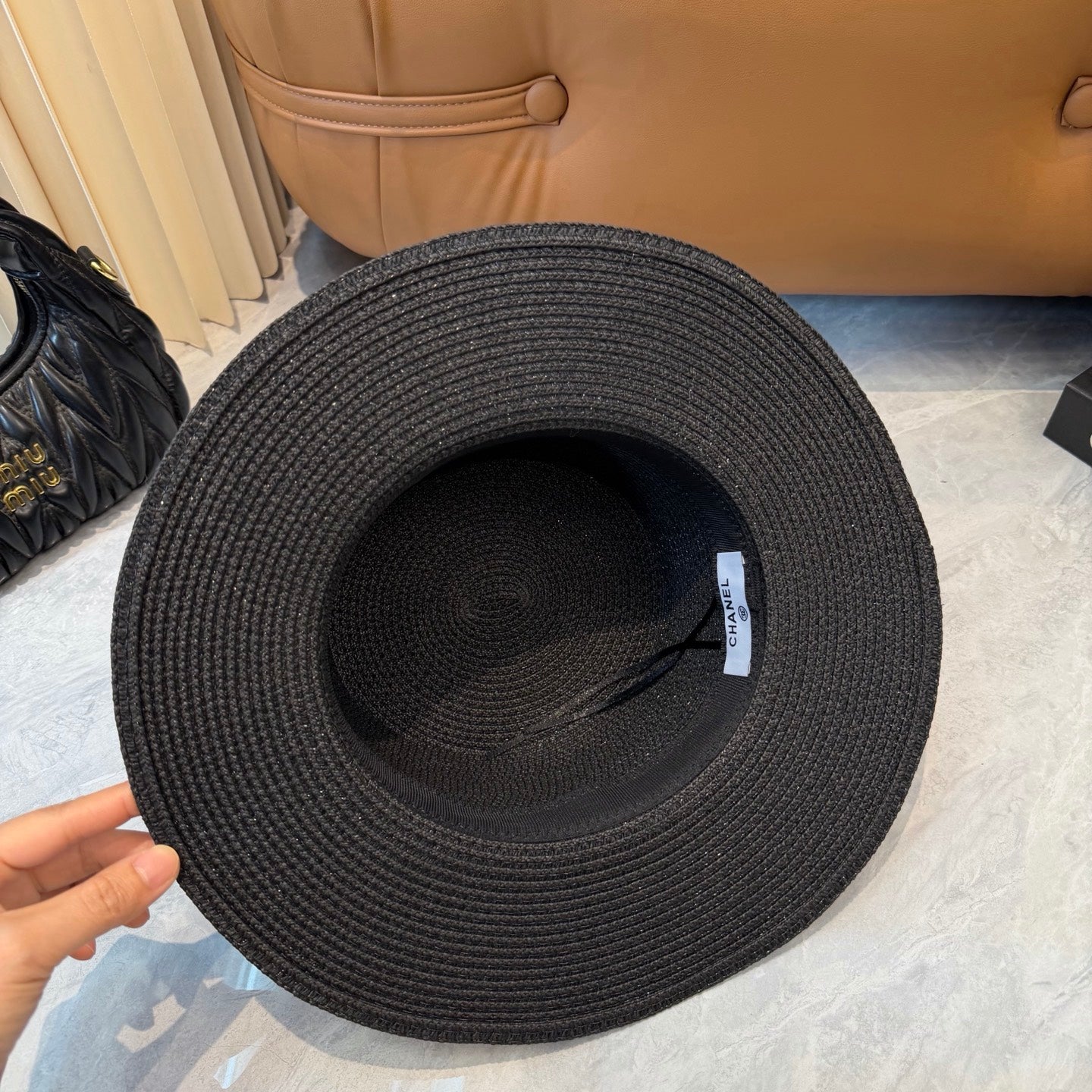 Chanel Logo Straw Hat 269010