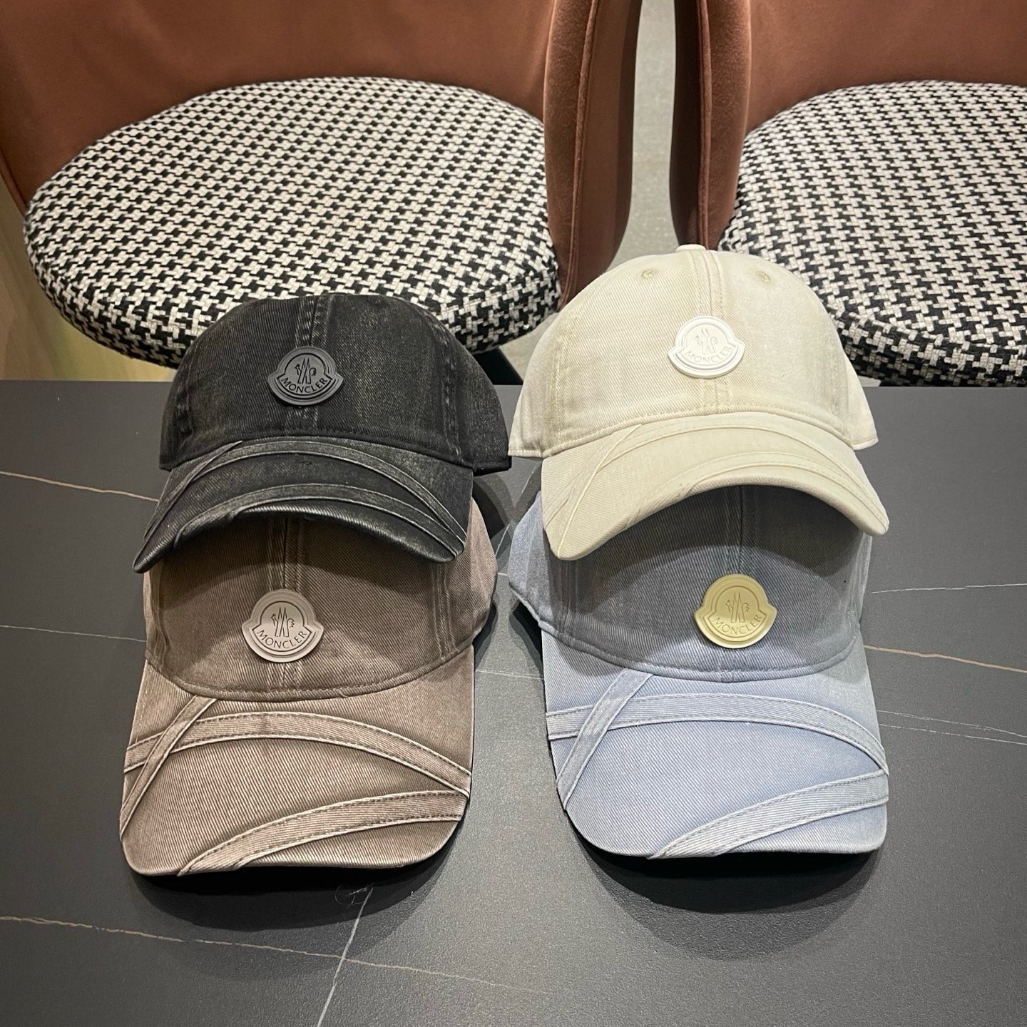 Moncler Logo Denim Hat 213495