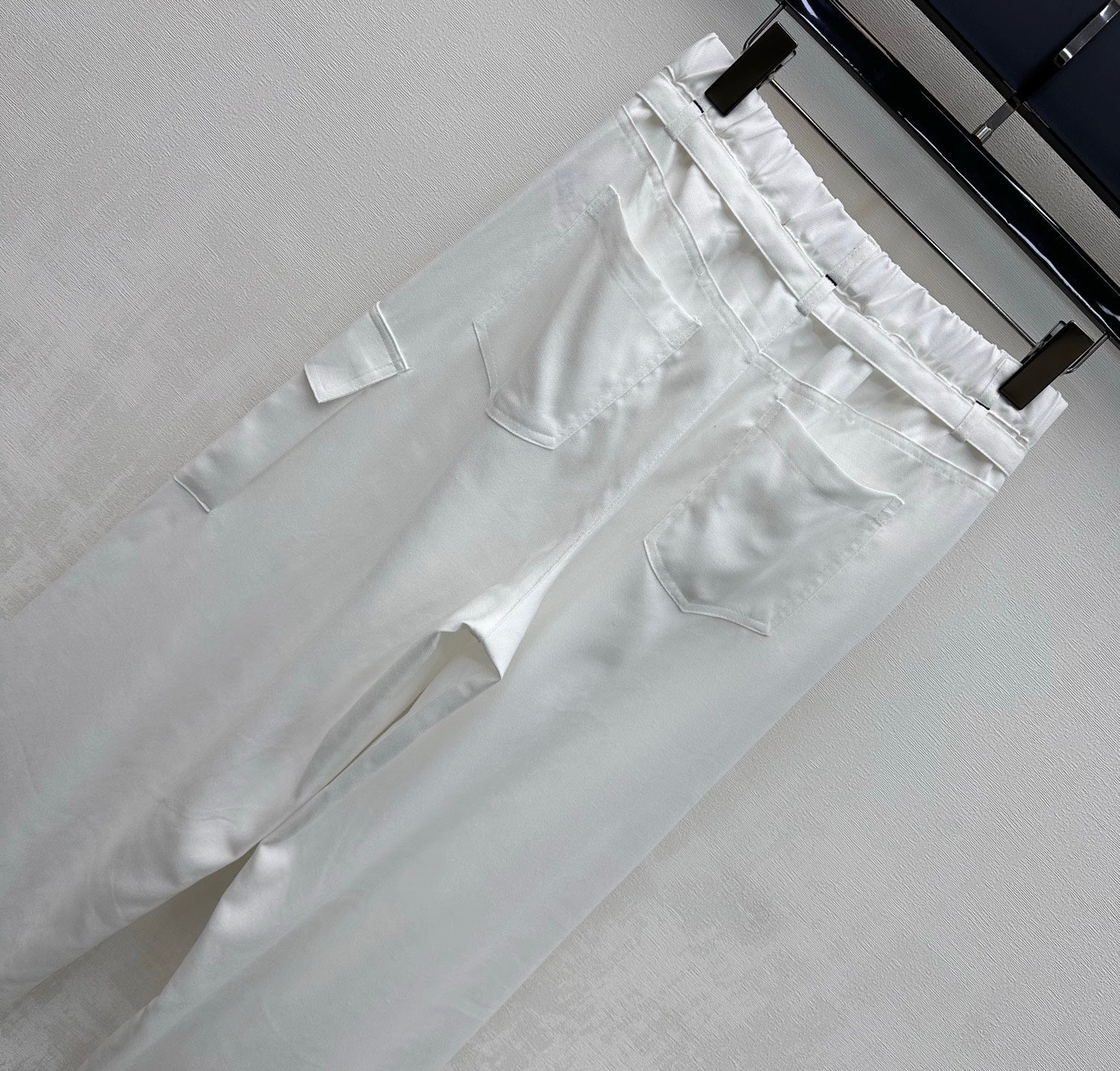 Chanel 2026 Drawstring Straight-leg Trouser Cotton 363900