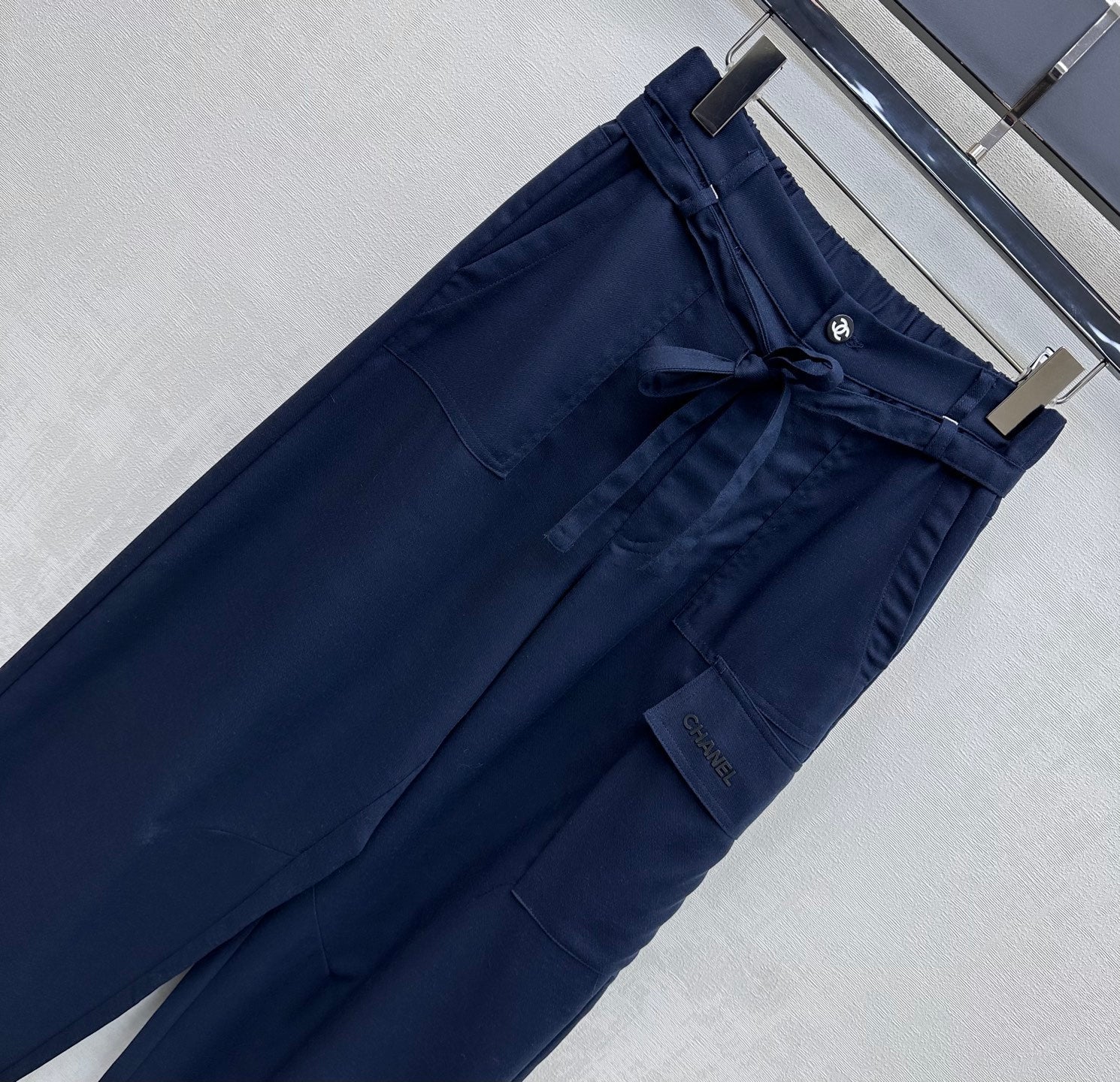 Chanel 2026 Drawstring Straight-leg Trouser Cotton 363900