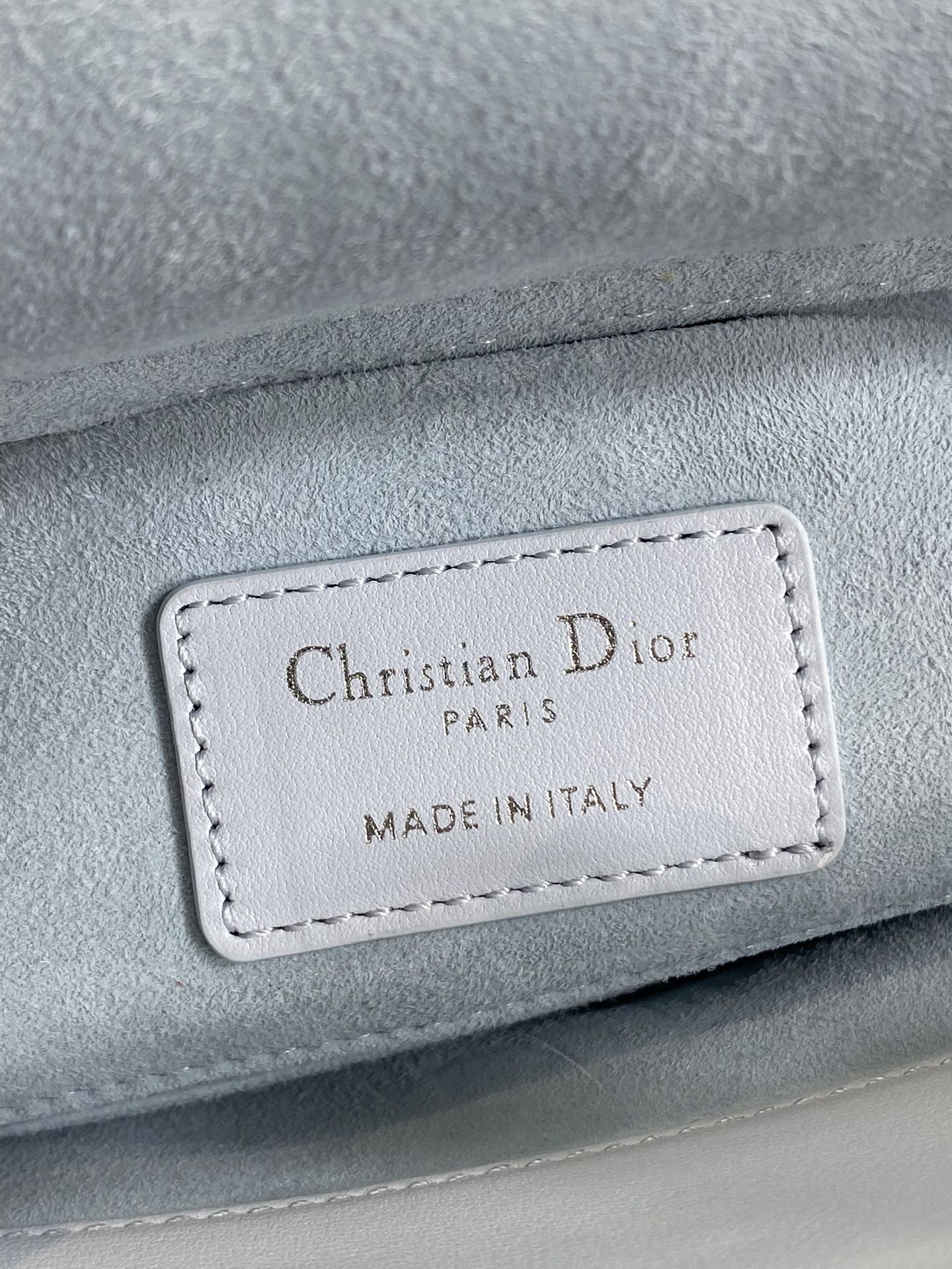 Dior 2026 Bow Lady D-Joy Glacier Blue Cannage Lambskin 286621