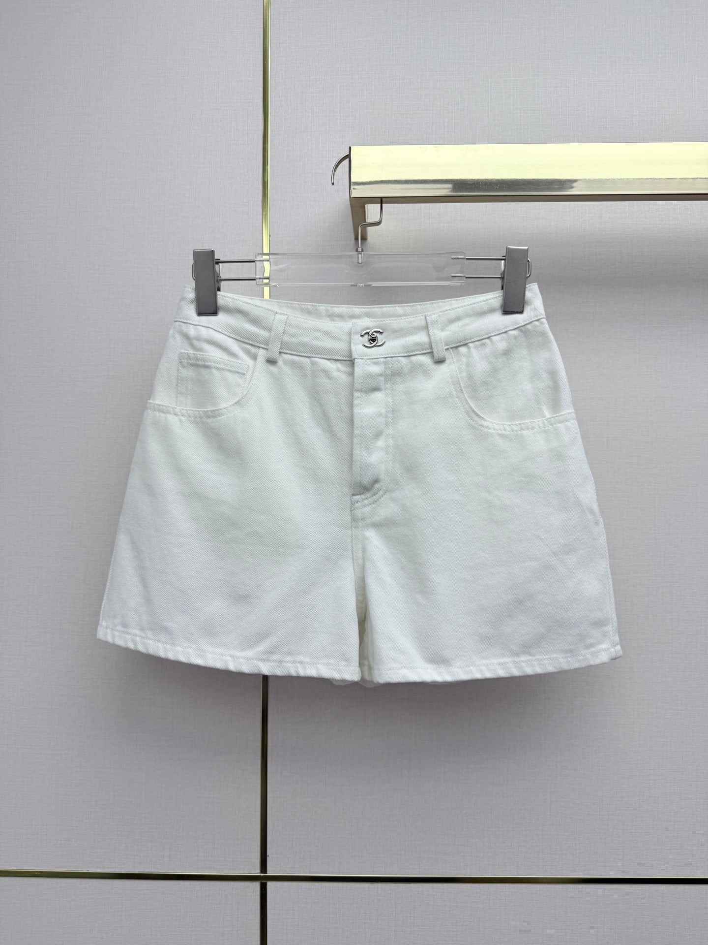 Chanel 2026 Denim Short Four Colors Cotton 365080