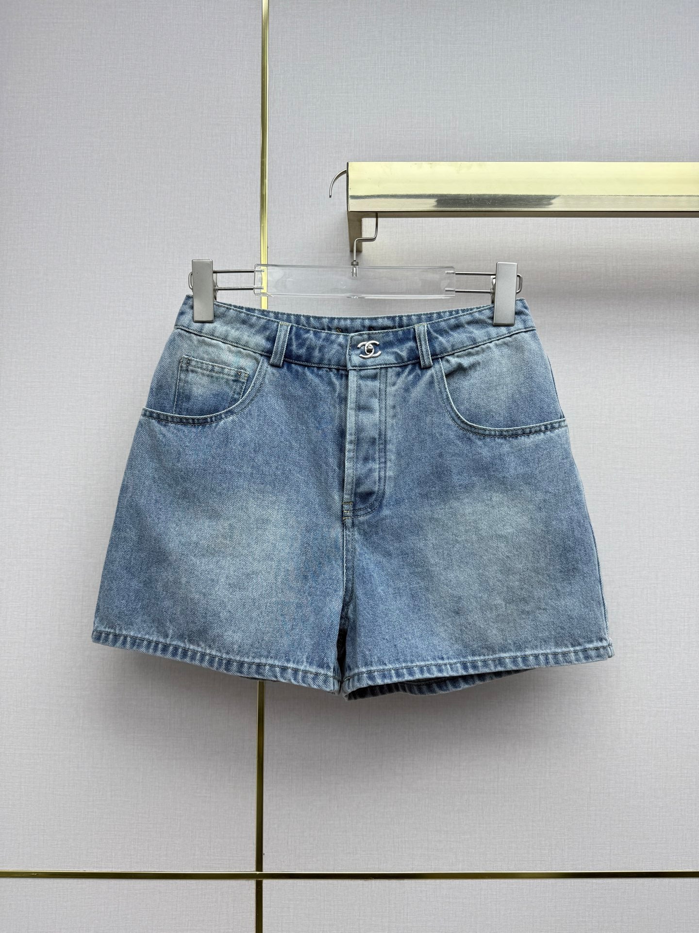 Chanel 2026 Denim Short Four Colors Cotton 365080