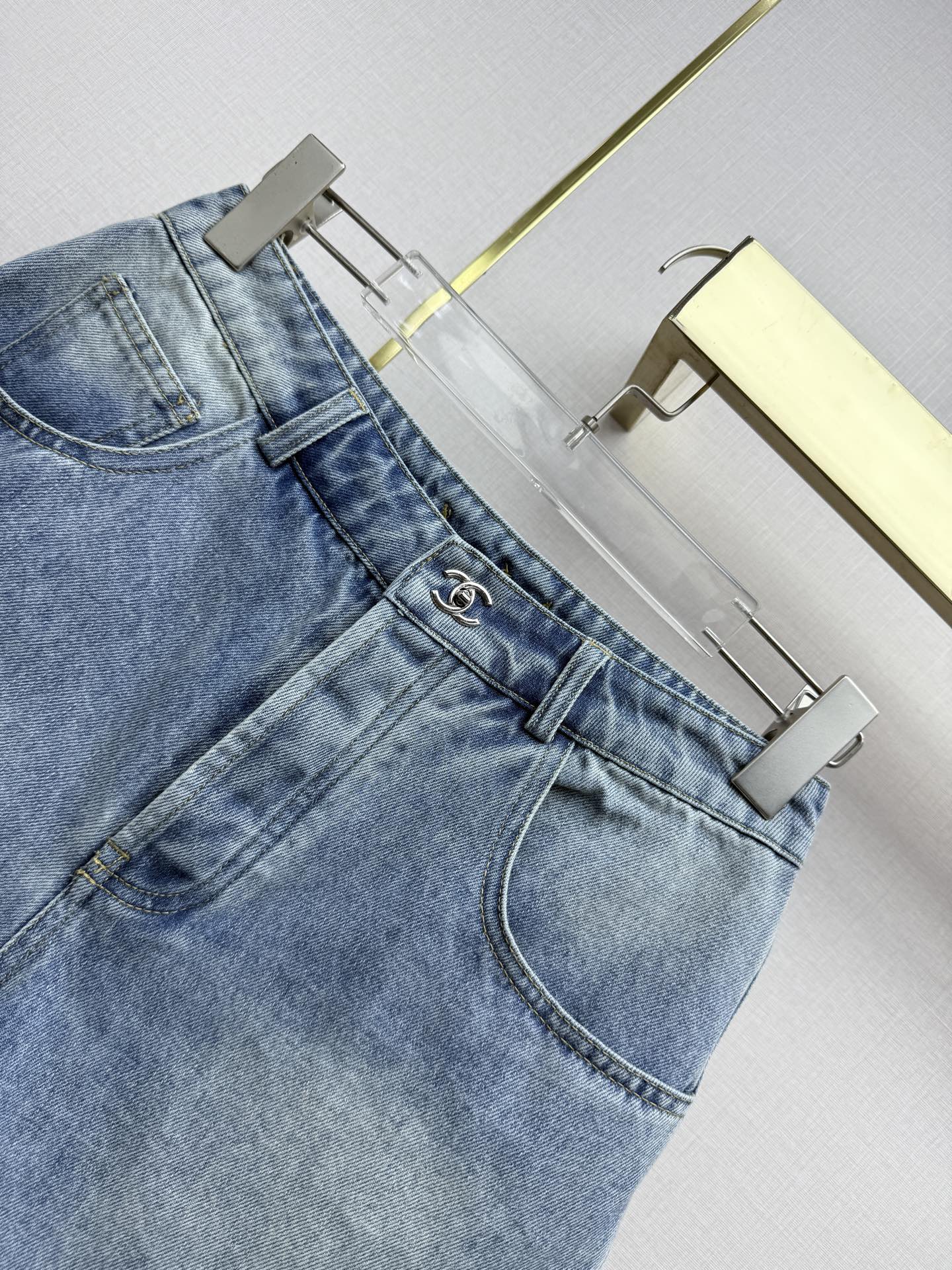 Chanel 2026 Denim Short Four Colors Cotton 365080