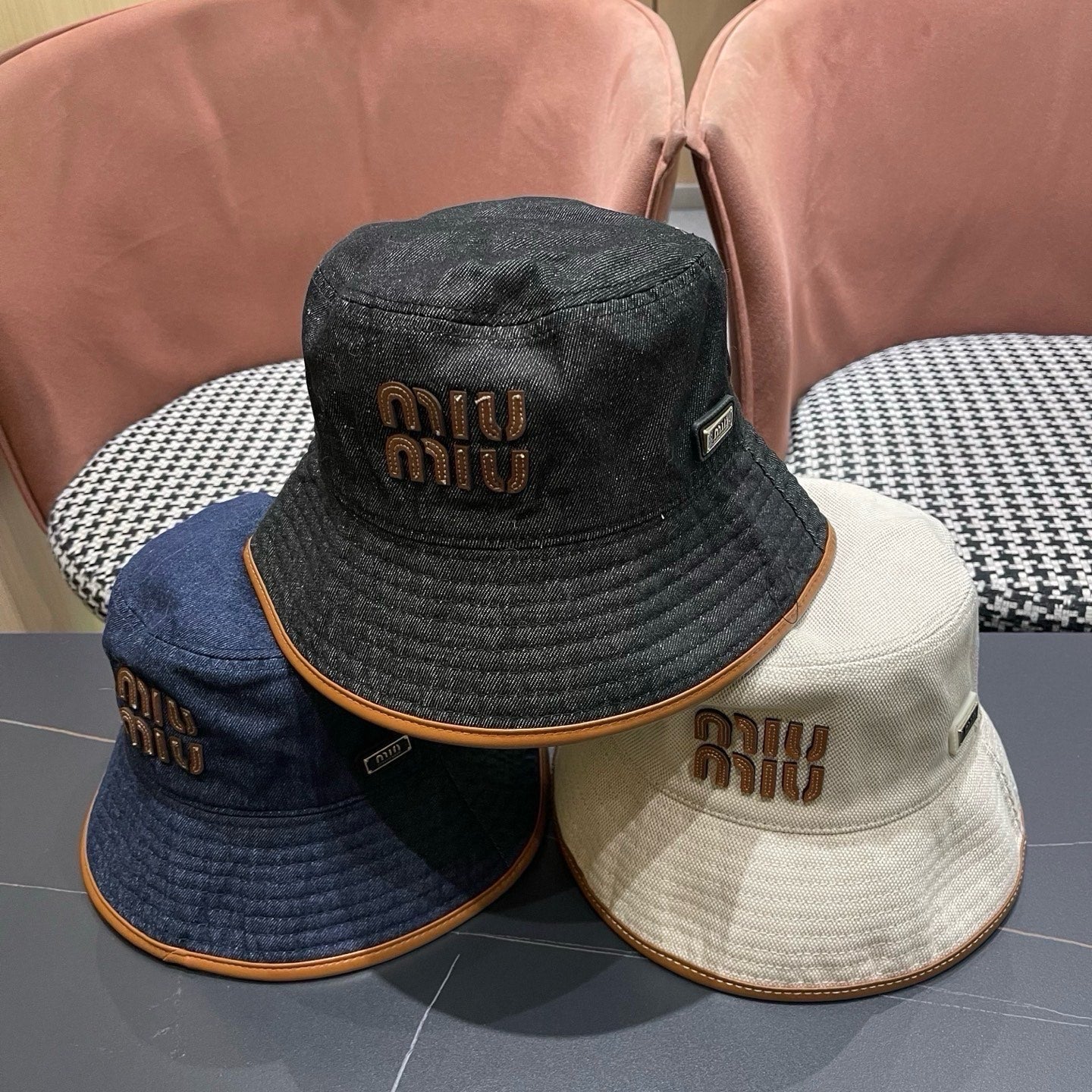 Miumiu Denim Bucket Hat 221138