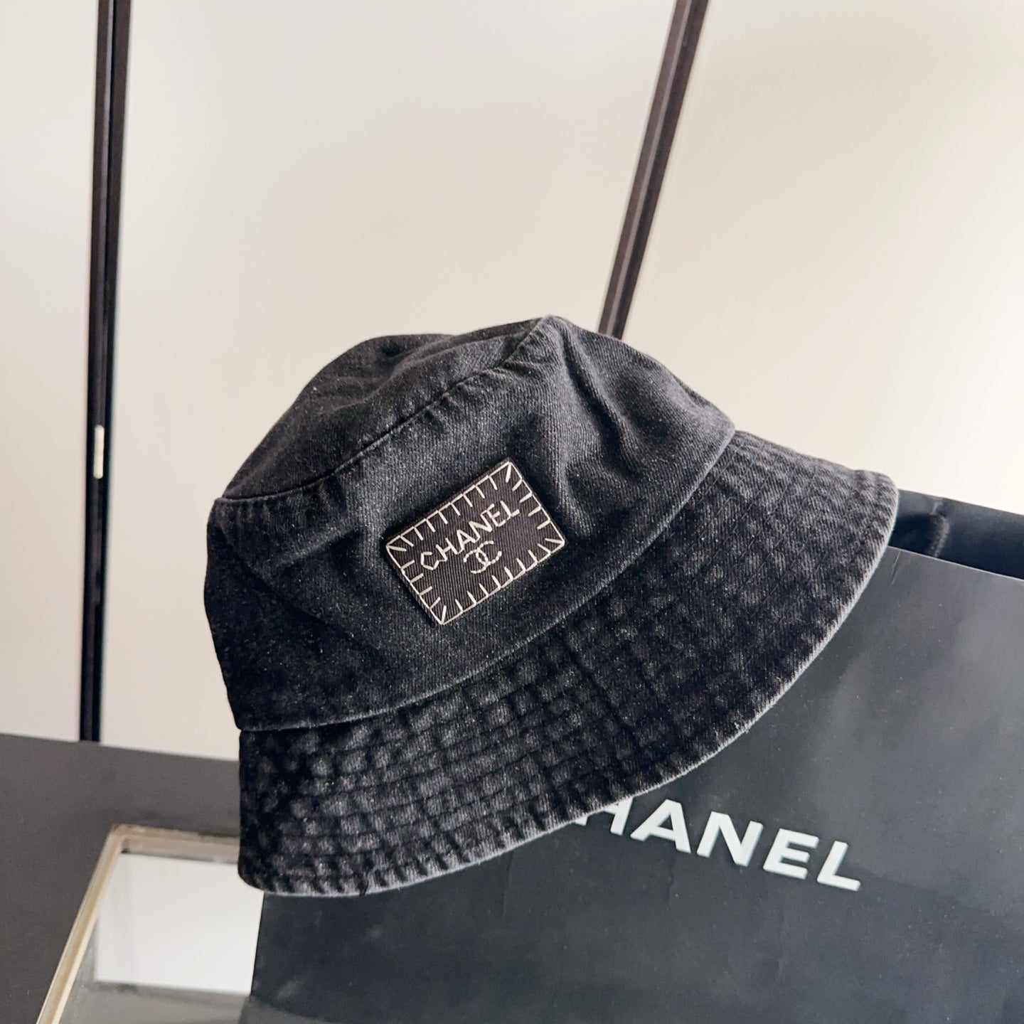 Chanel Denim Vintage Bucket Hat 229055