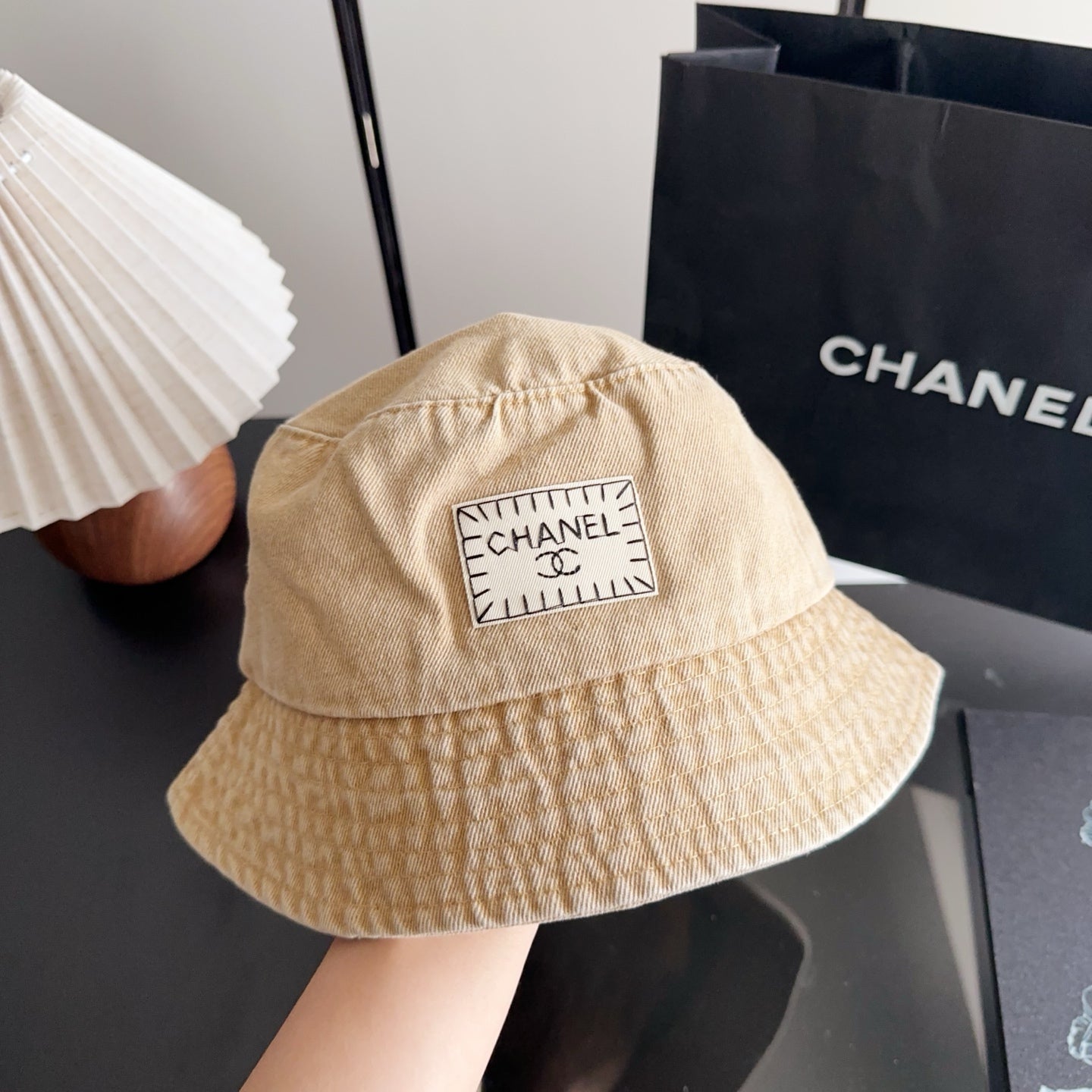 Chanel Denim Vintage Bucket Hat 229055