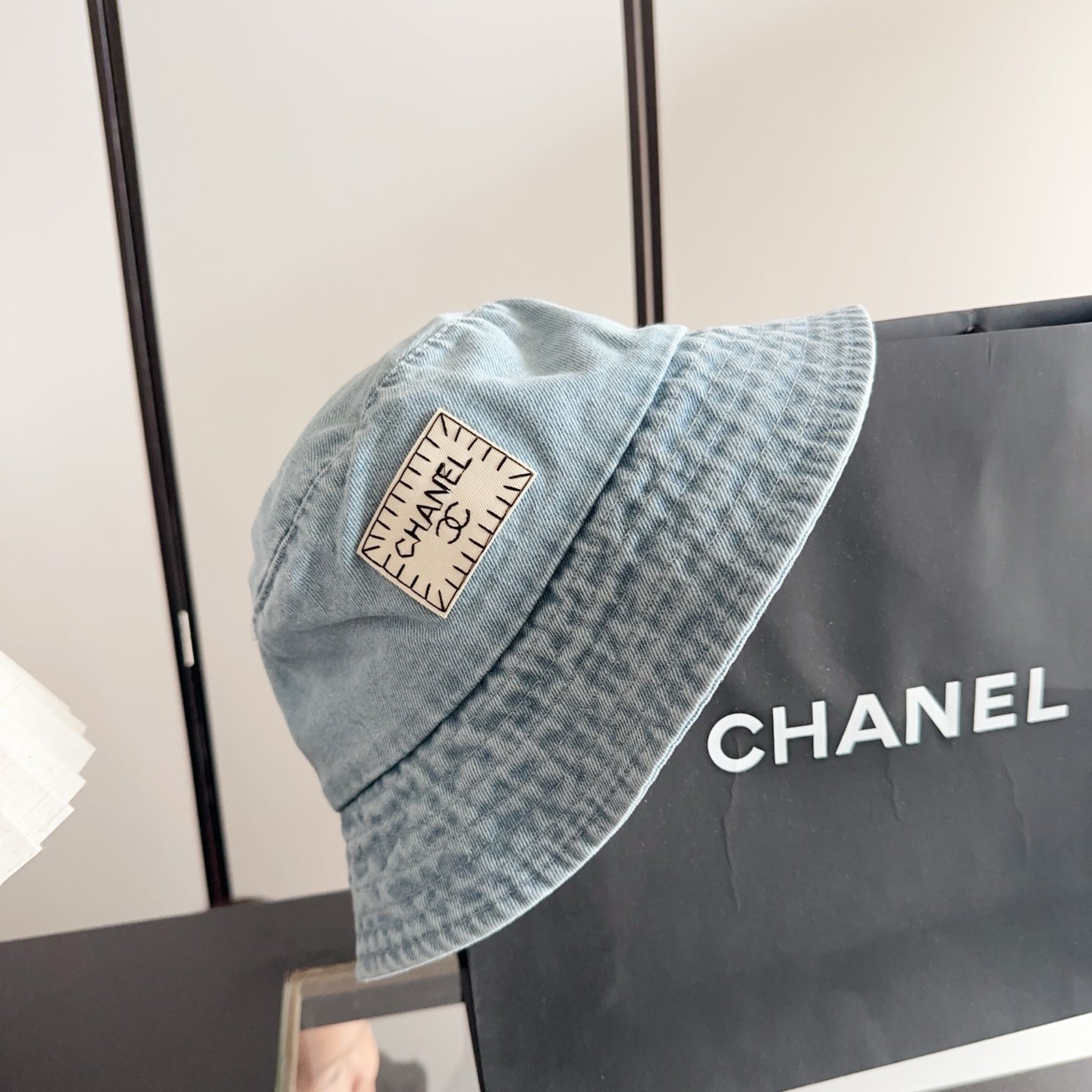 Chanel Denim Vintage Bucket Hat 229055