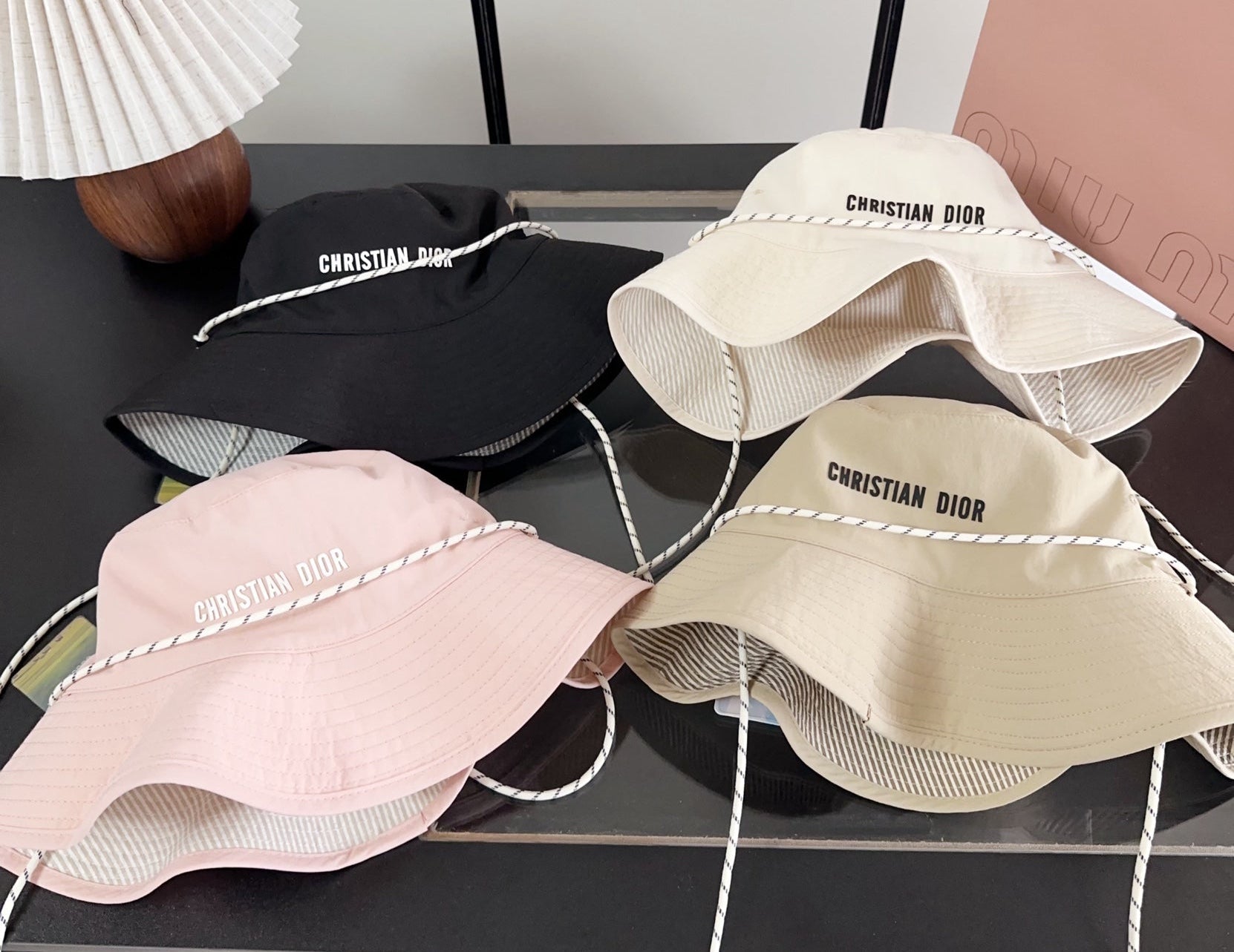 Dior Bucket Hat With Tie 299631