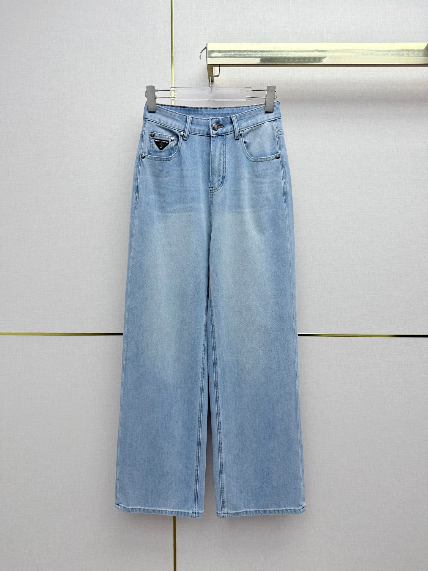 Prada 2026 Straight Leg Jeans Cotton 367748