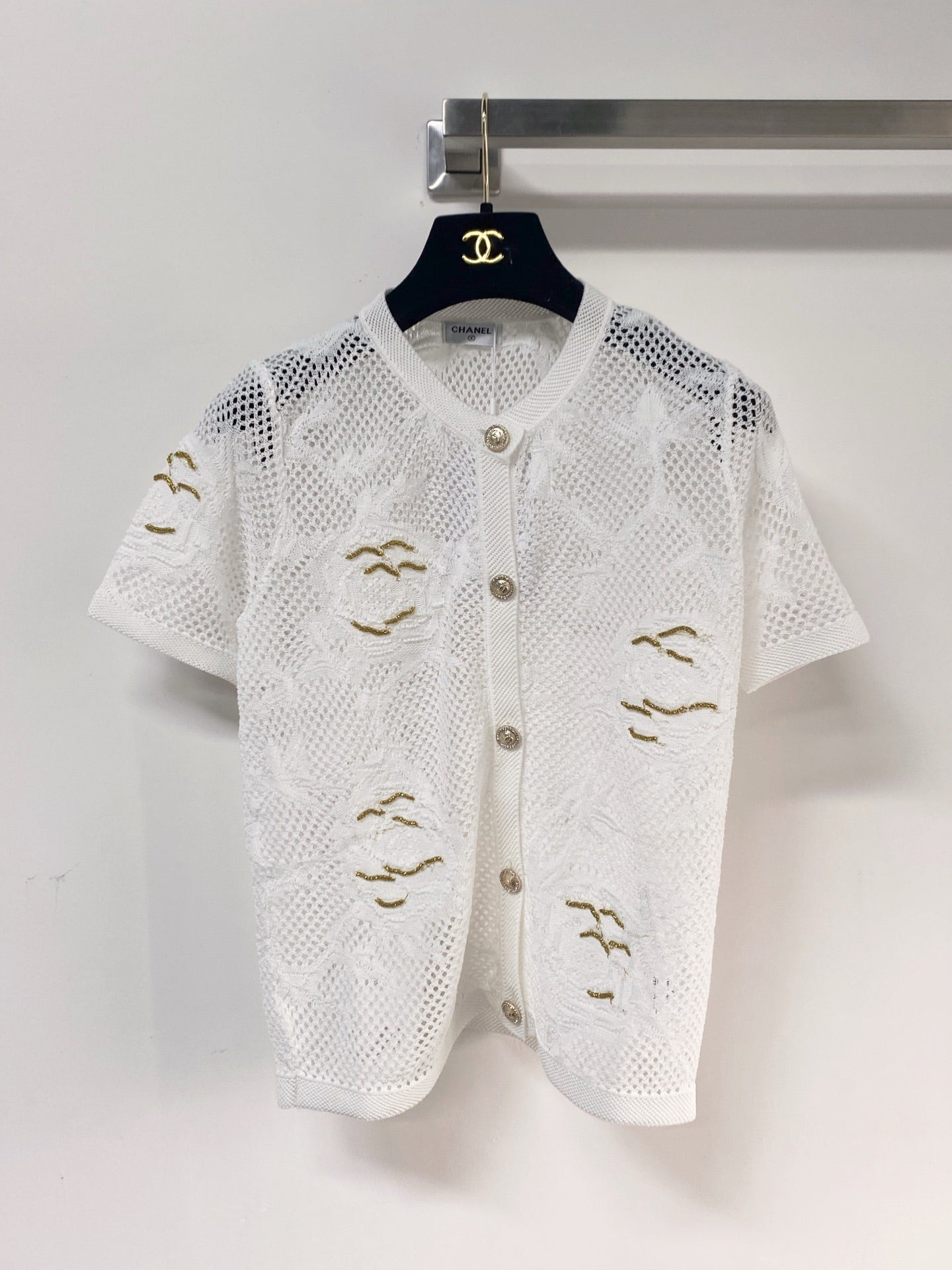Chanel 2026 Hollow Cardigan Cotton 268454