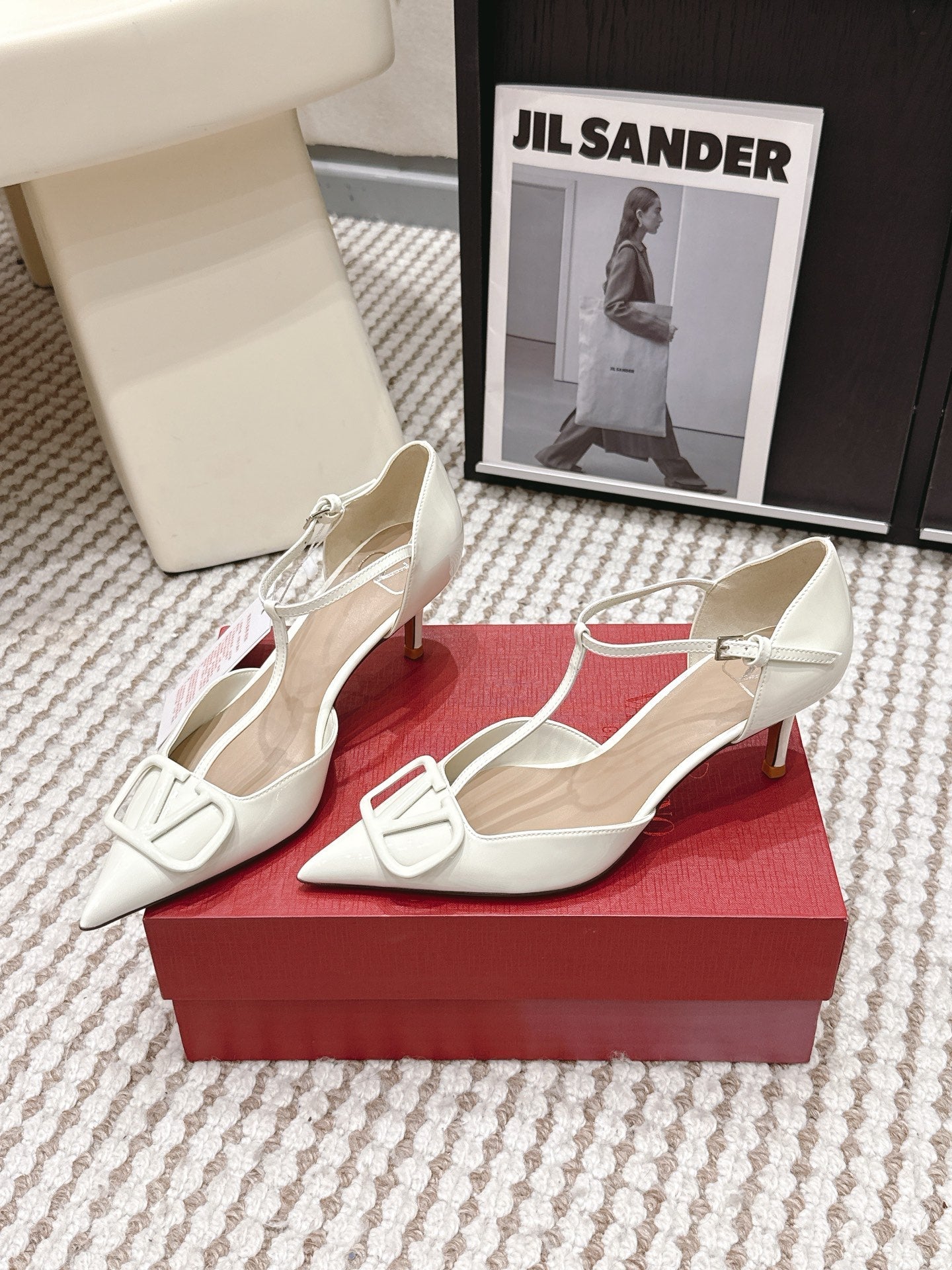 VT 26s High Heeled Open-toe Sandals 60 Patent Leather 722235
