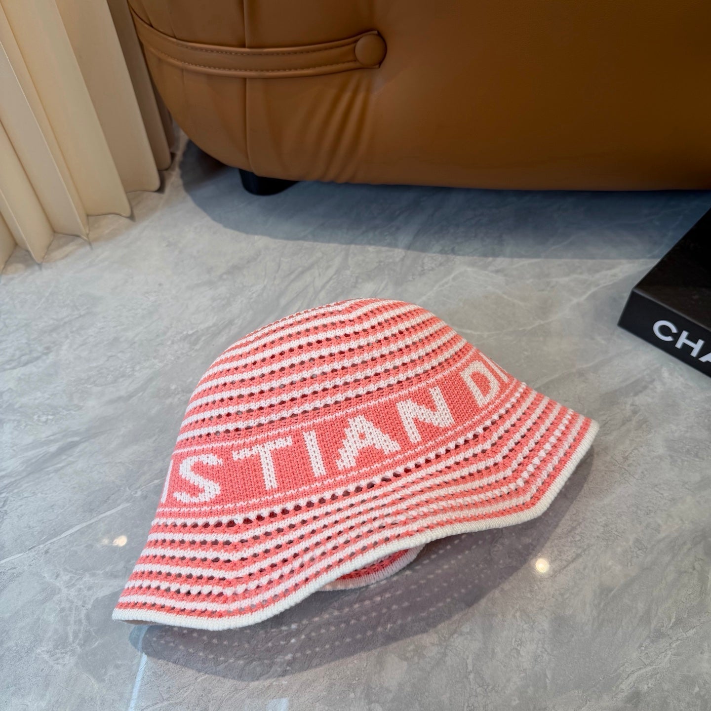 Dior Striped Bucket Hat Wool 280840