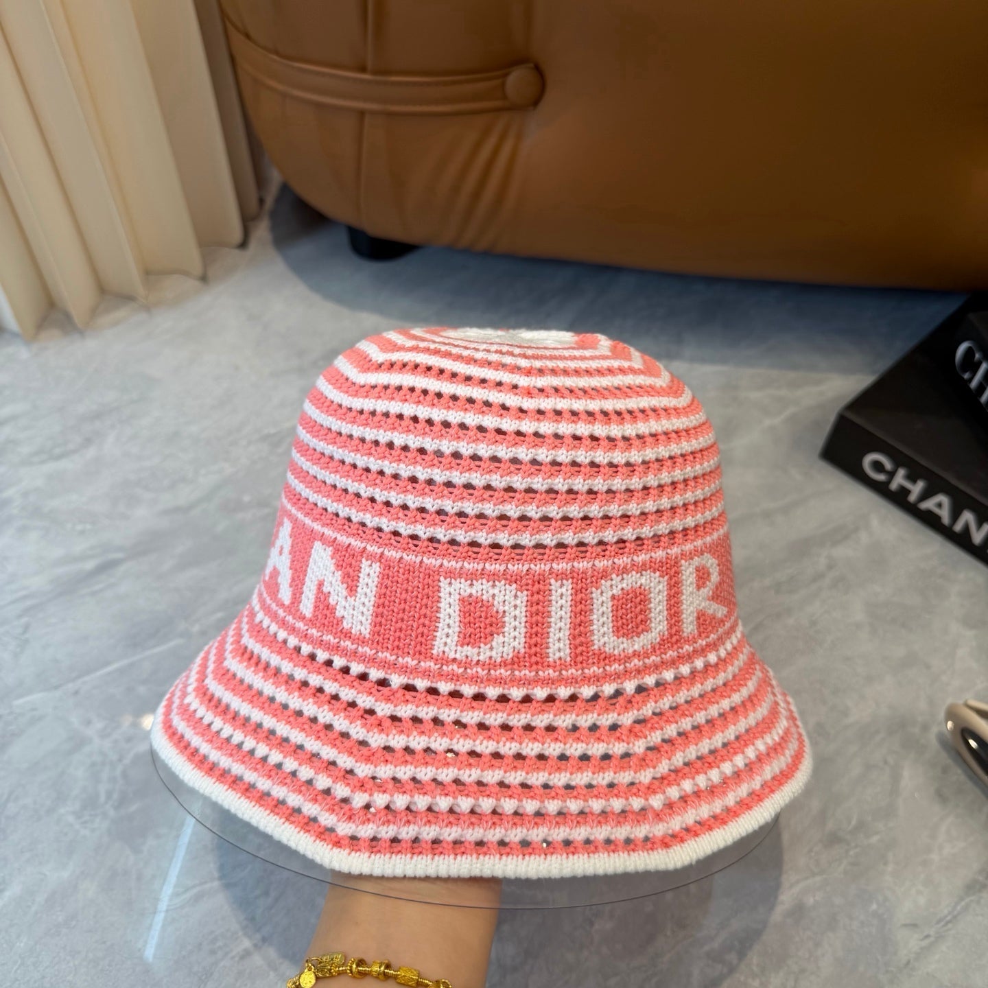 Dior Striped Bucket Hat 3 Colors 237182