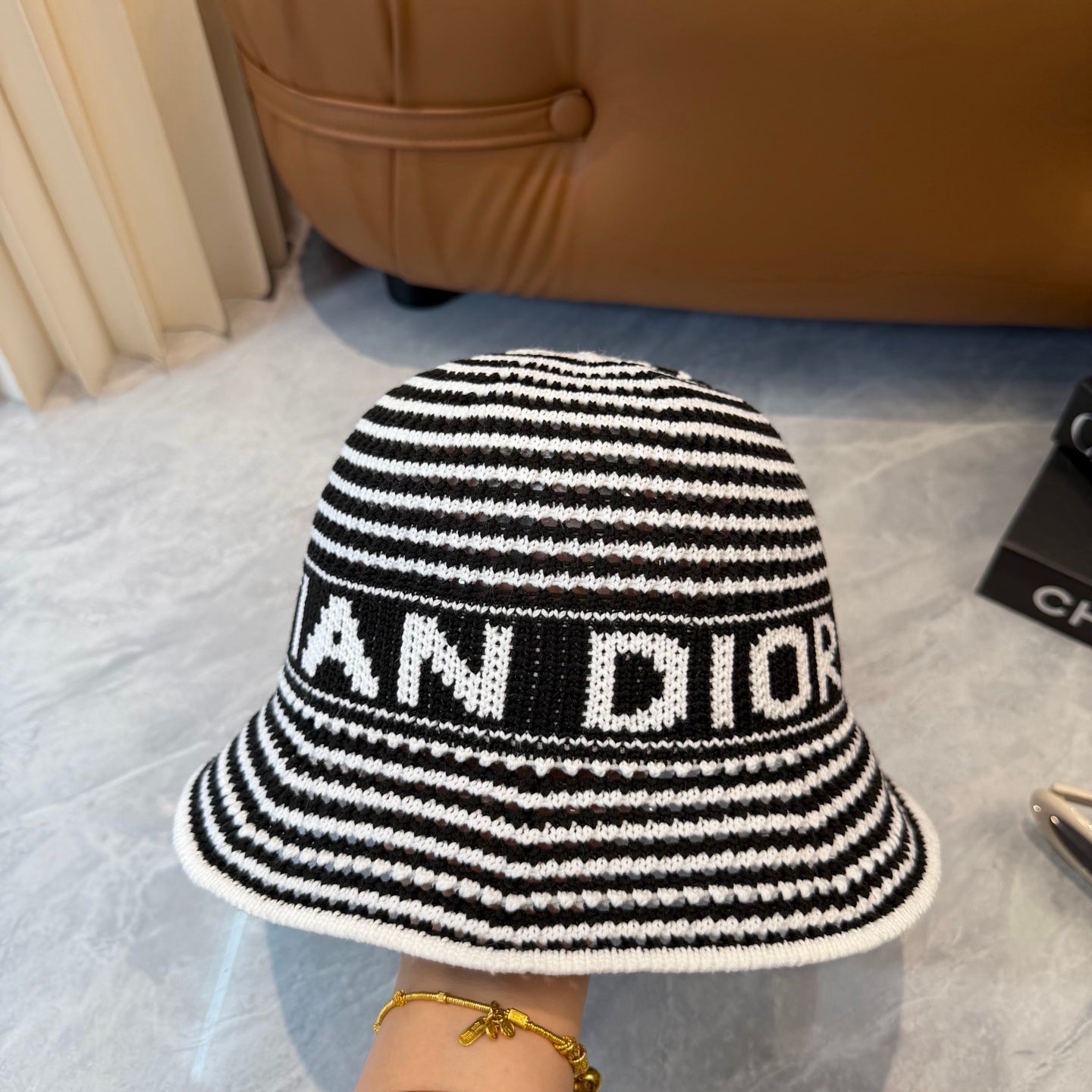 Dior Striped Bucket Hat 3 Colors 237182