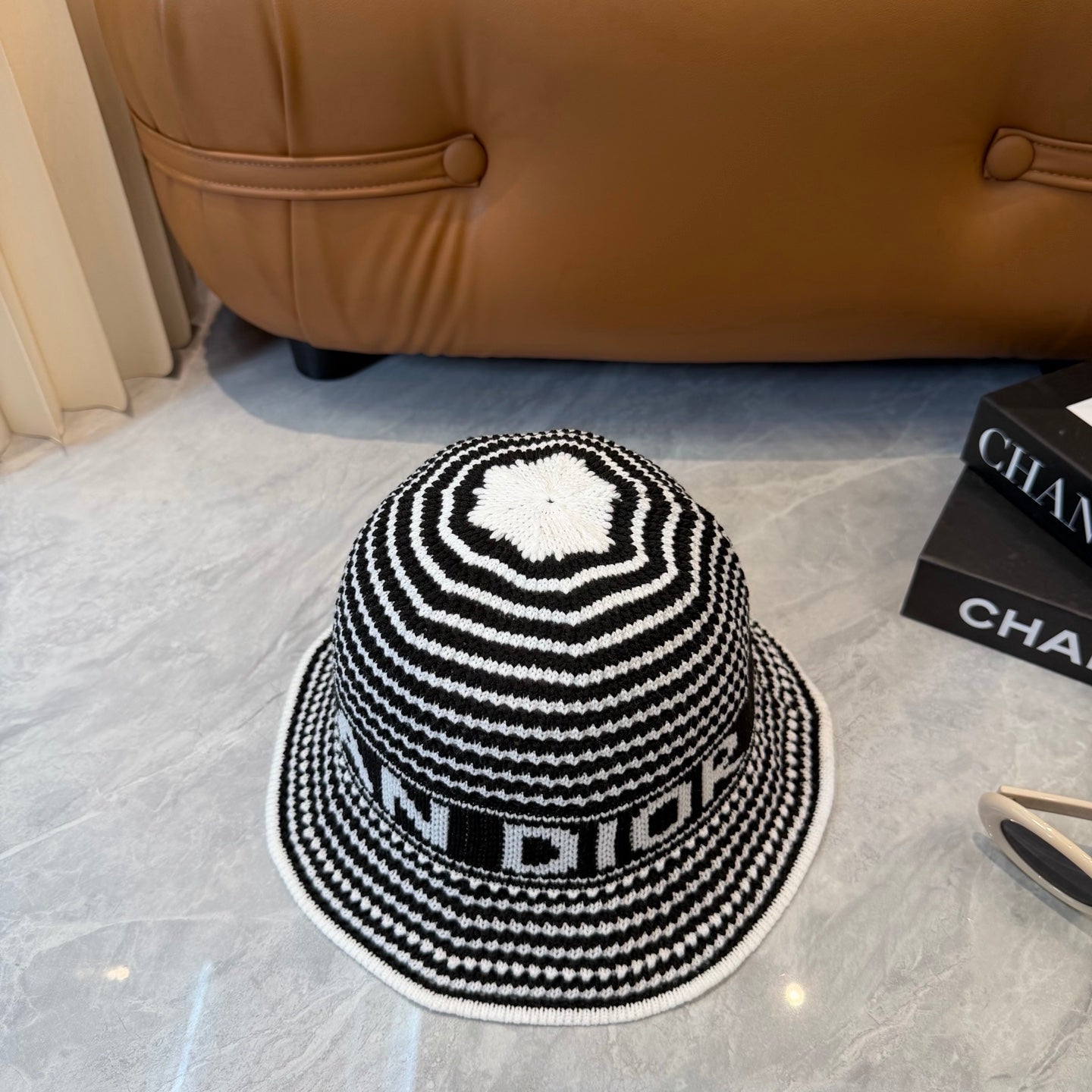 Dior Striped Bucket Hat Wool 280840