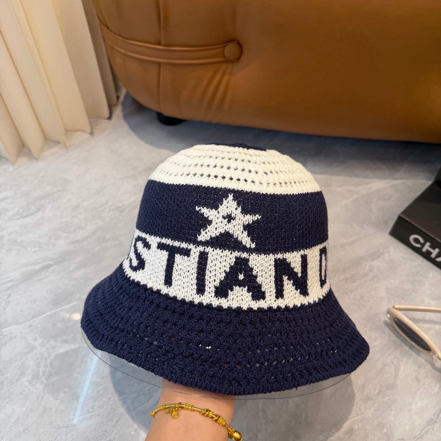 Dior Striped Bucket Hat 237183