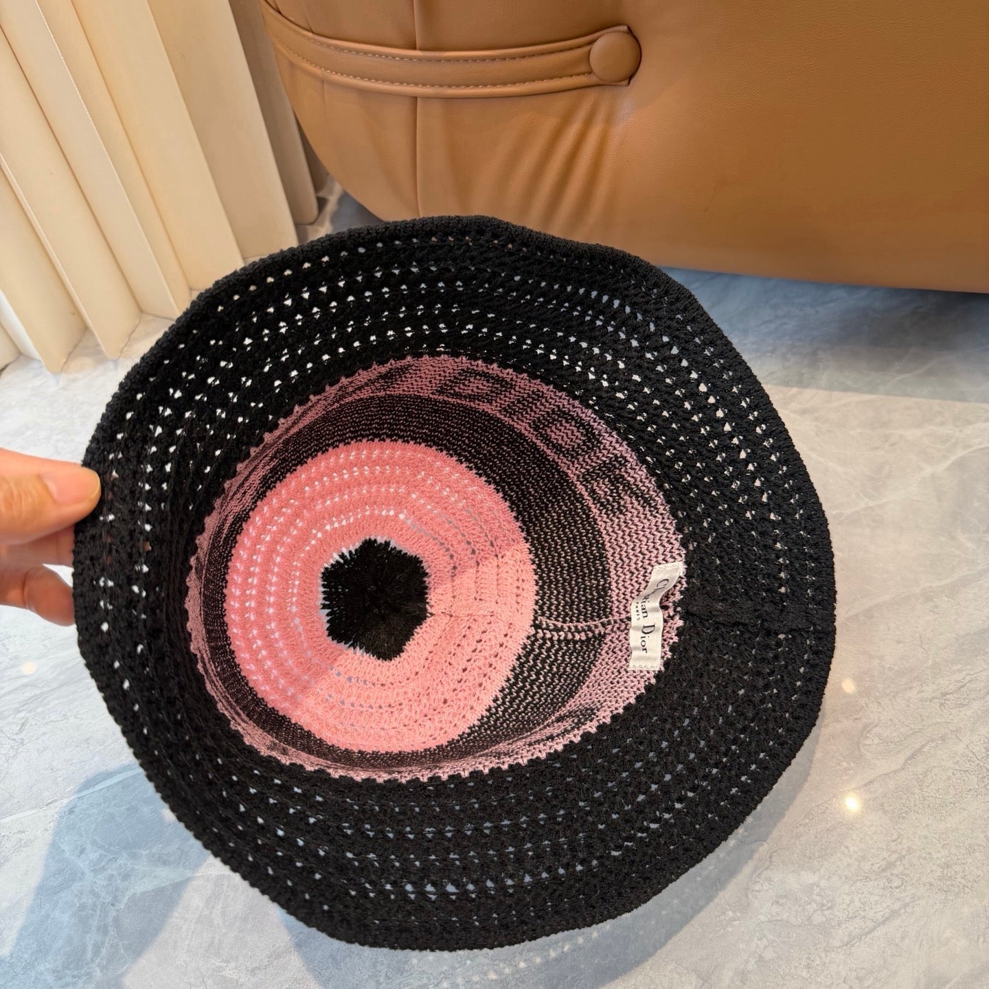 Dior Striped Bucket Hat 237183