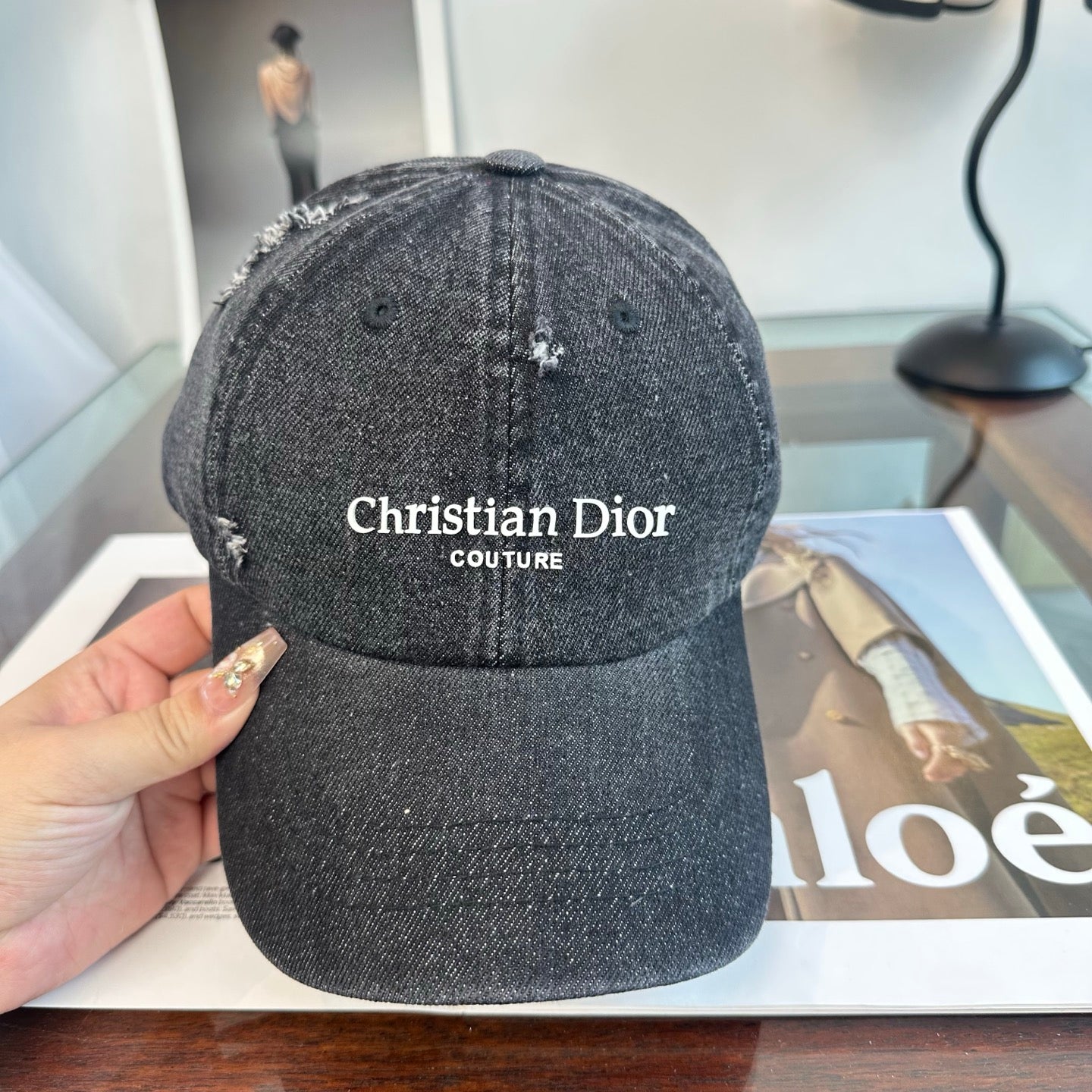 Dior Denim Baseball Cap 239121