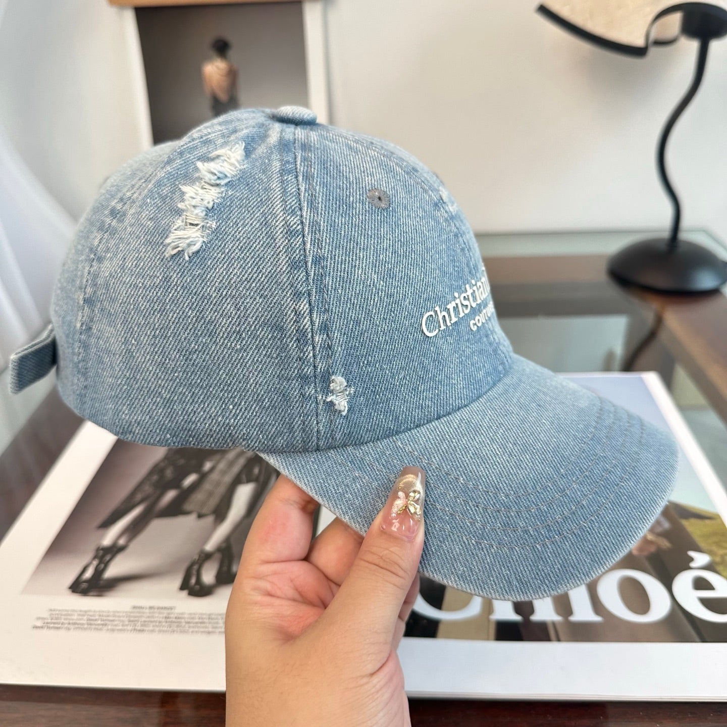 Dior Denim Baseball Cap 239121