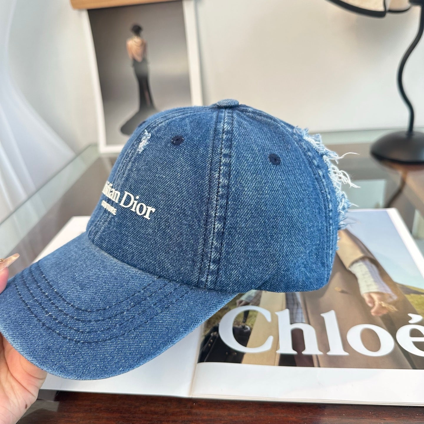 Dior Denim Baseball Cap 239121