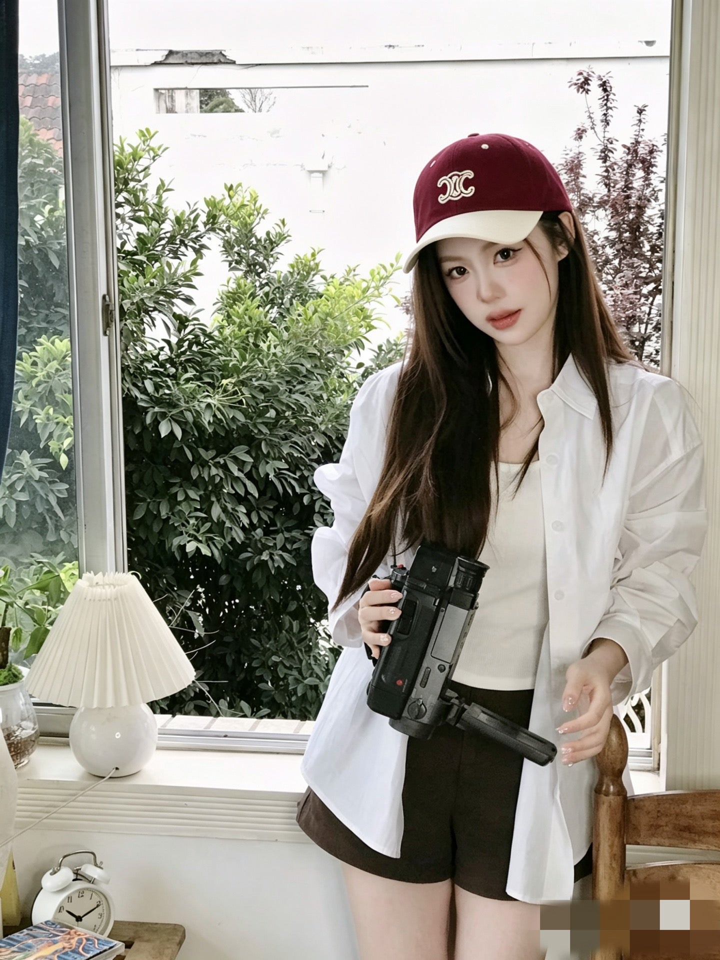 Celine Baseball Cap Cotton 240644