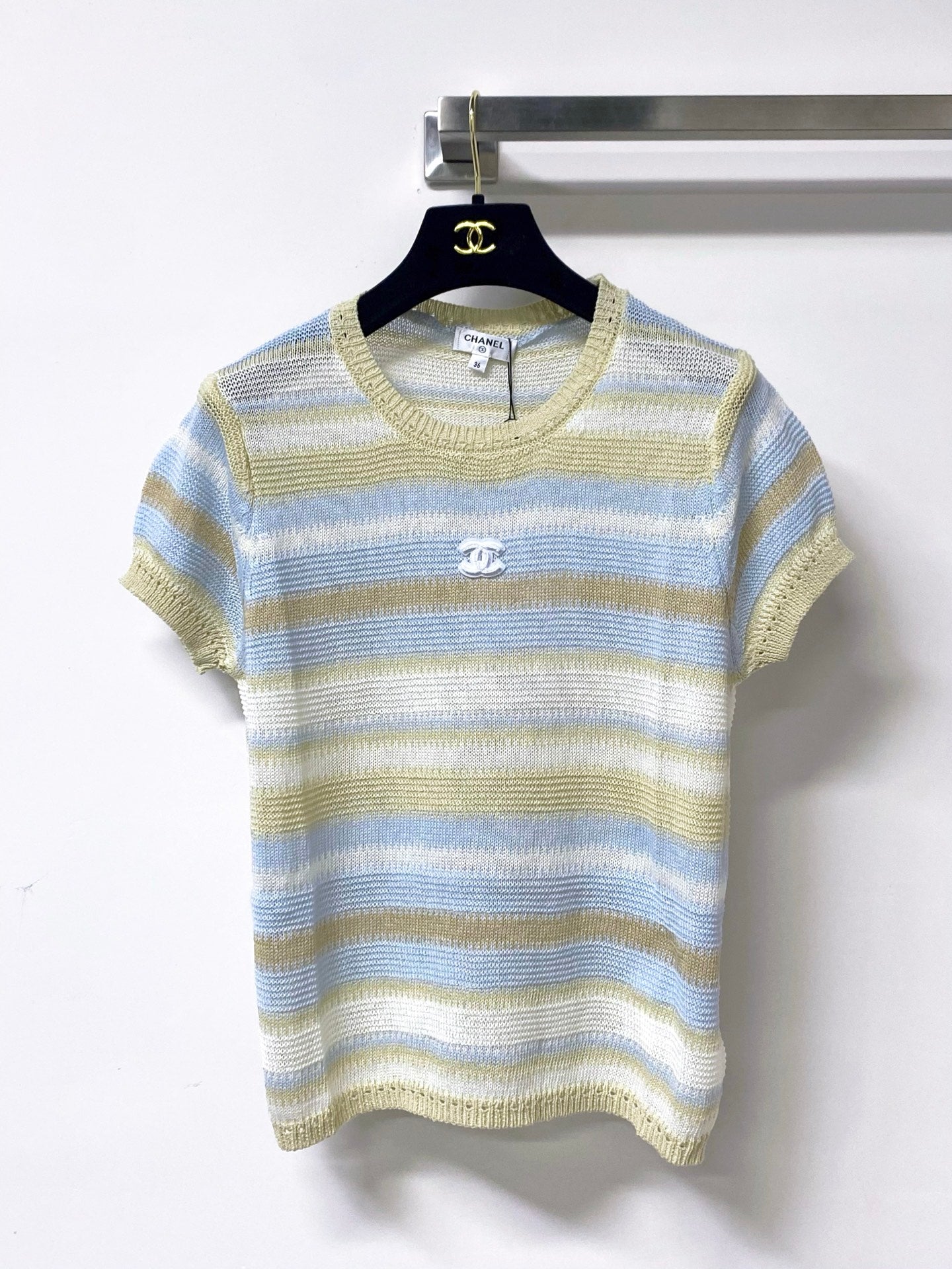 Chanel 2026 Short-sleeved Shirt Acrylic 295266