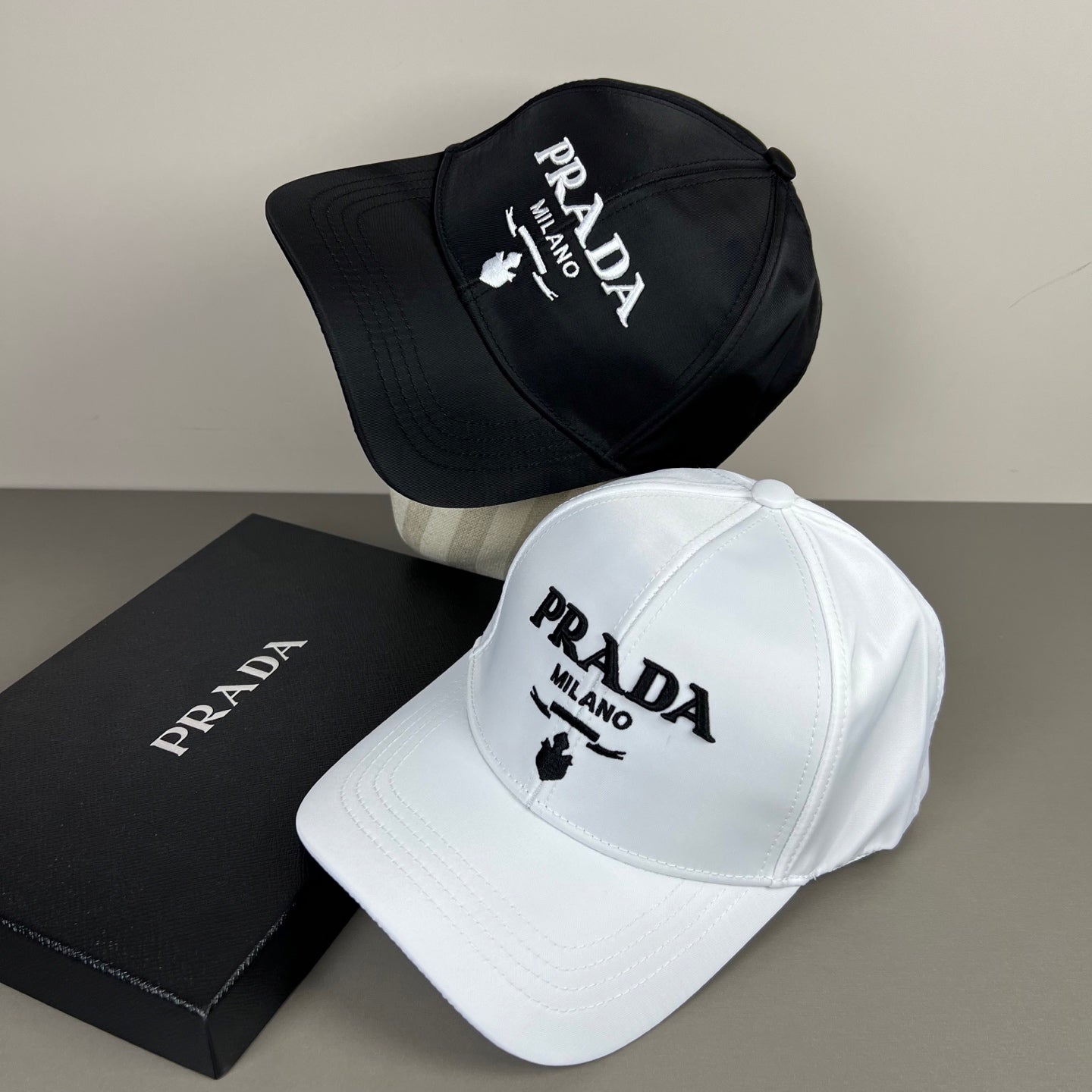 Prada Classic Triangle Logo Baseball Cap 250064
