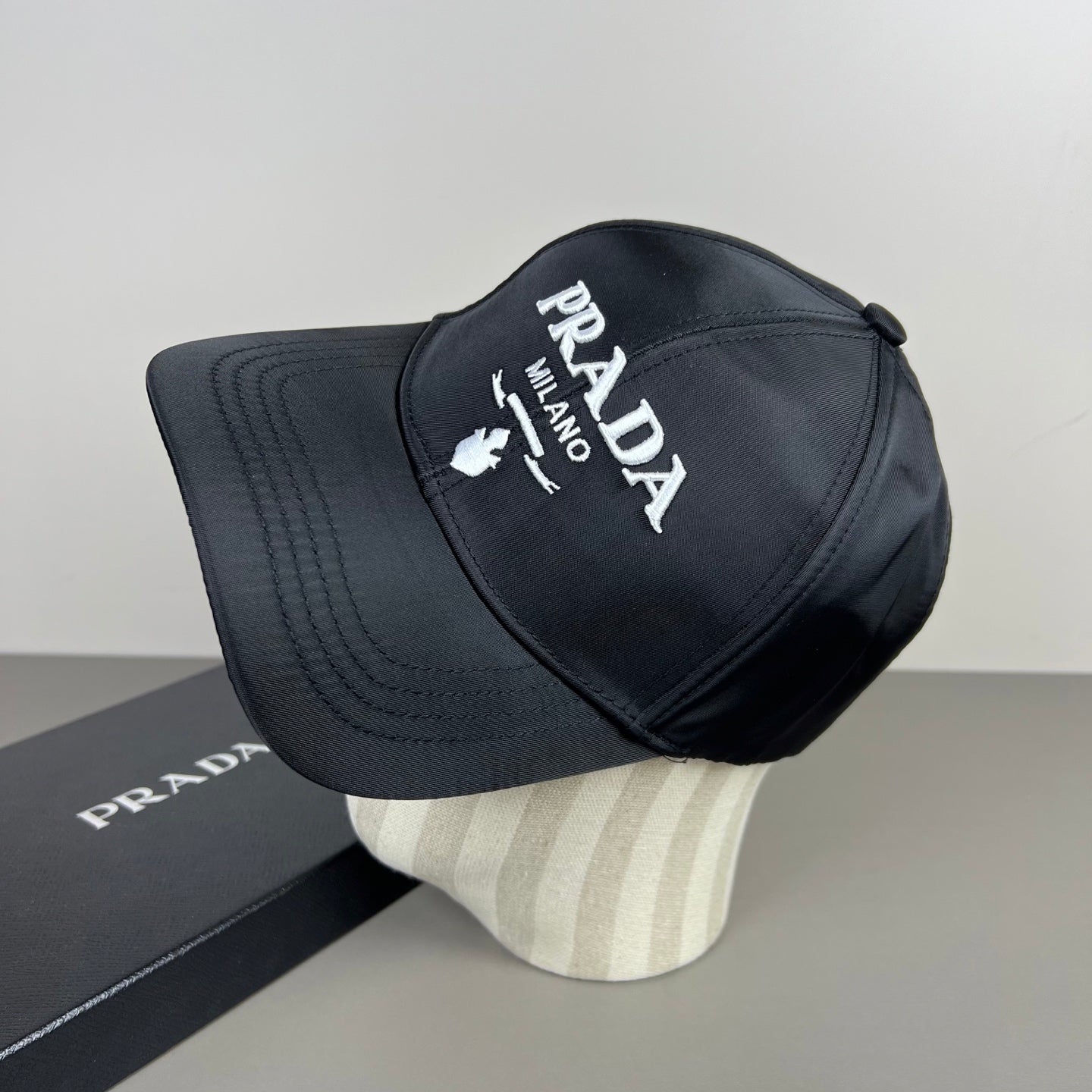 Prada Classic Triangle Logo Baseball Cap 250064