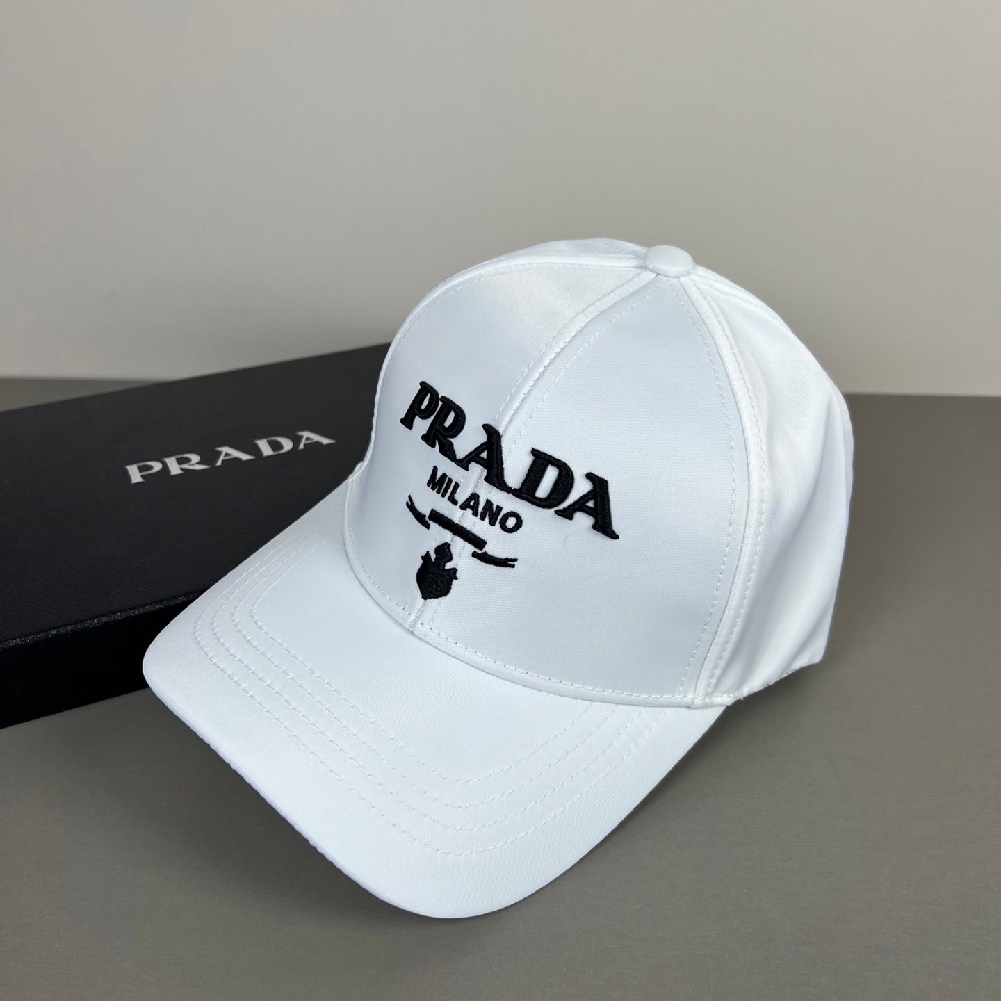 Prada Classic Triangle Logo Baseball Cap 250064
