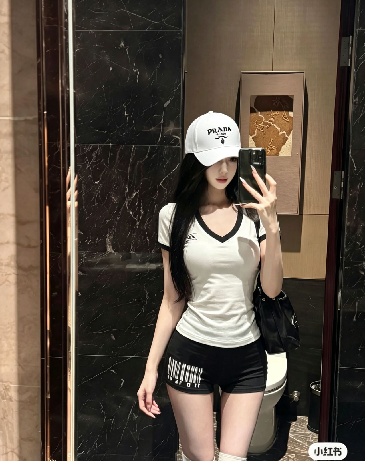 Prada Classic Triangle Logo Baseball Cap 250064