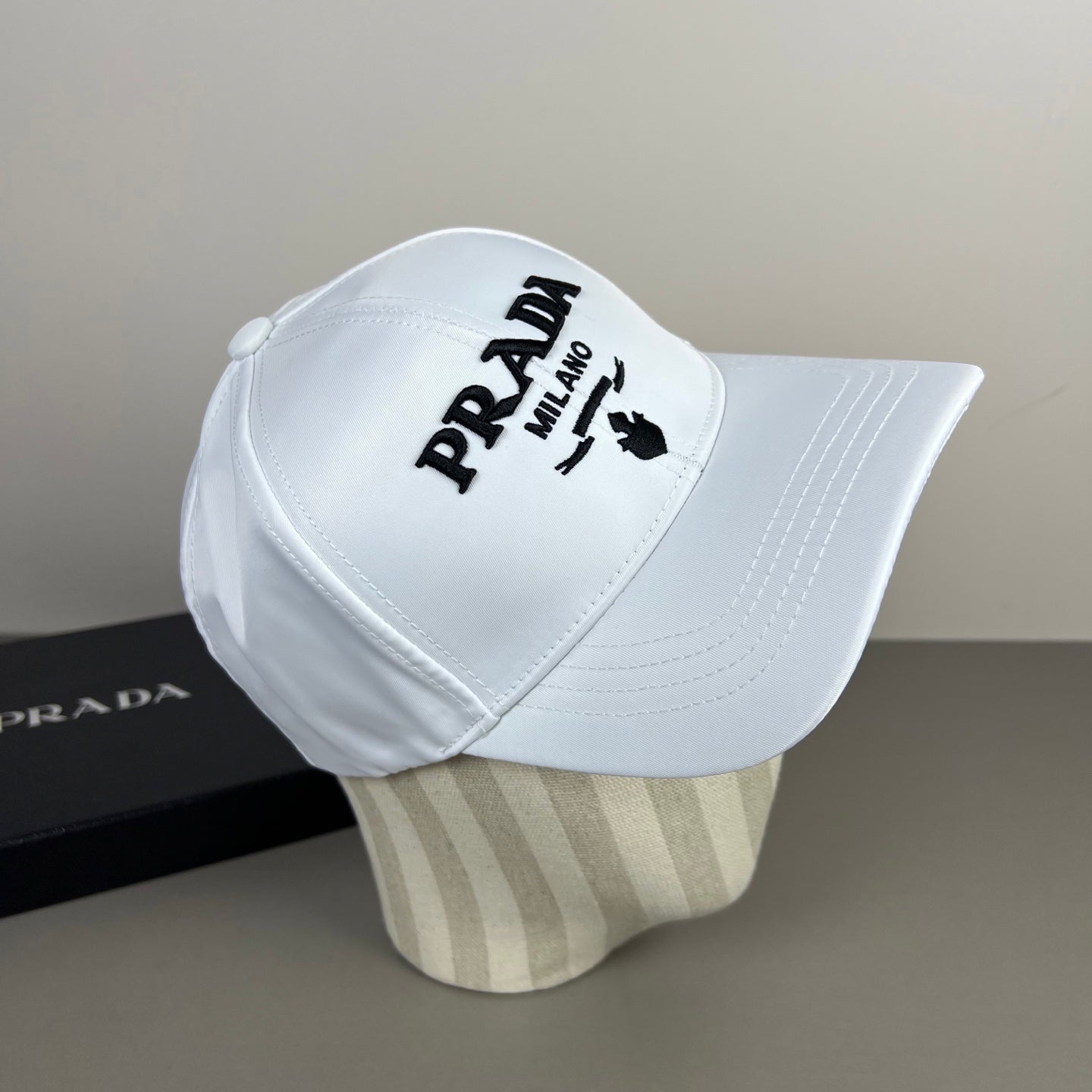 Prada Classic Triangle Logo Baseball Cap 250064