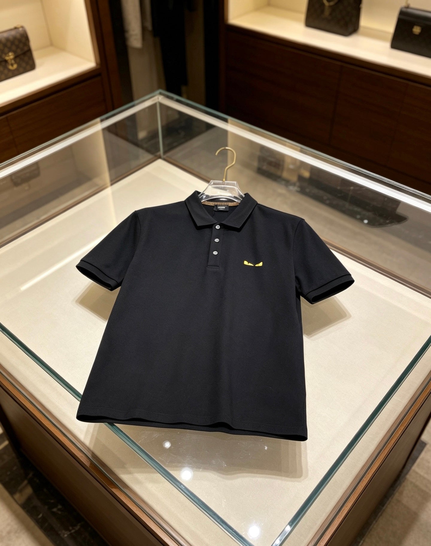 Fendi 2026 Men's Latest Polo Shirt Fabric 736647