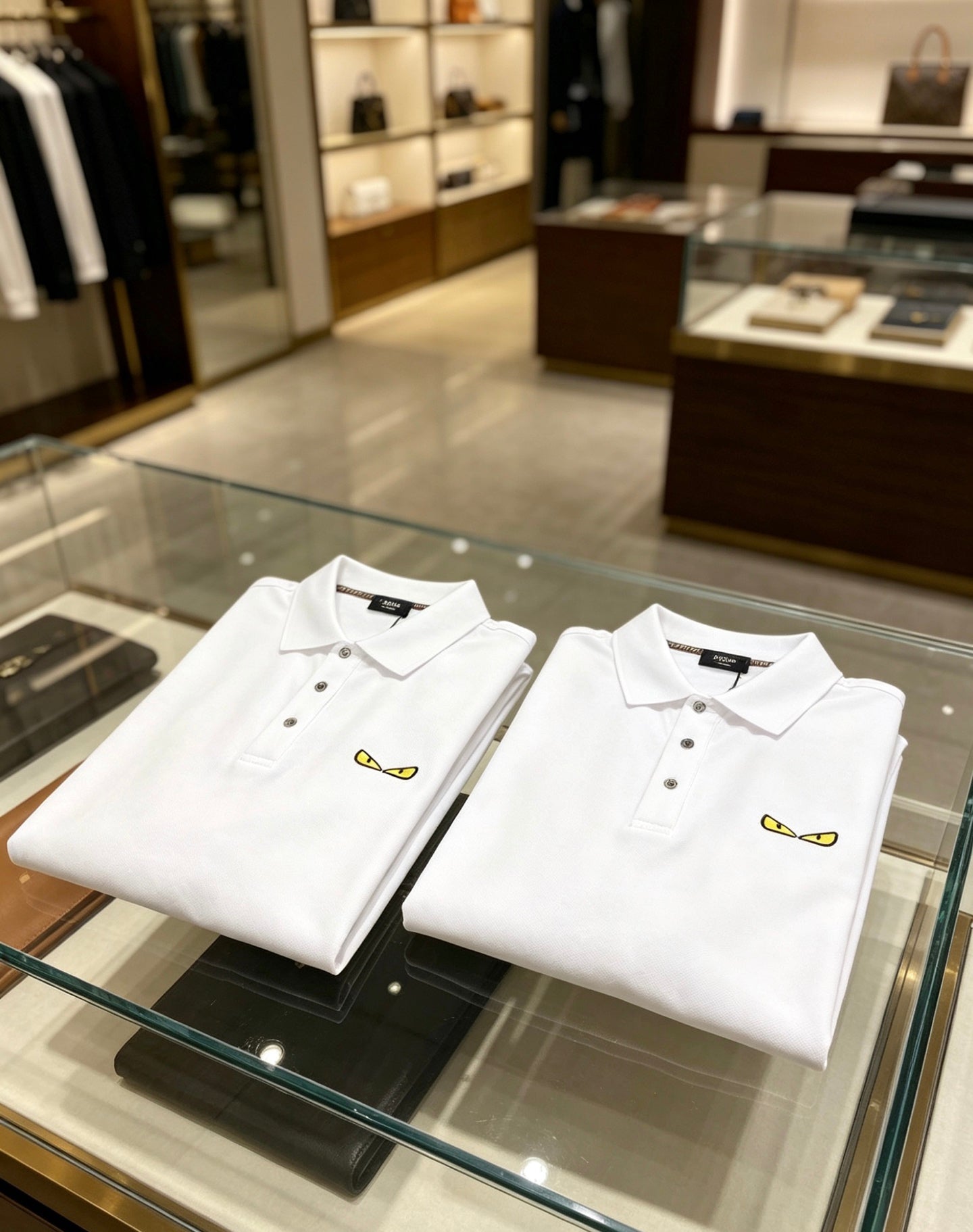 Fendi 2026 Men's Latest Polo Shirt Fabric 736647