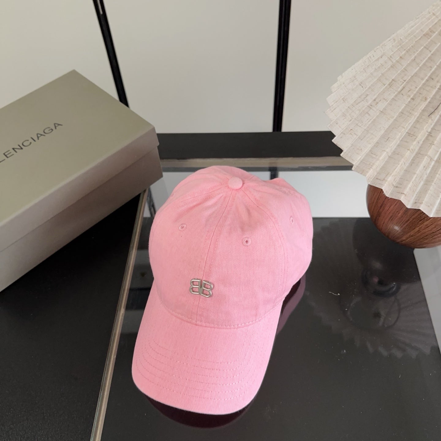 Balenciaga Logo Baseball Cap Cotton 322115