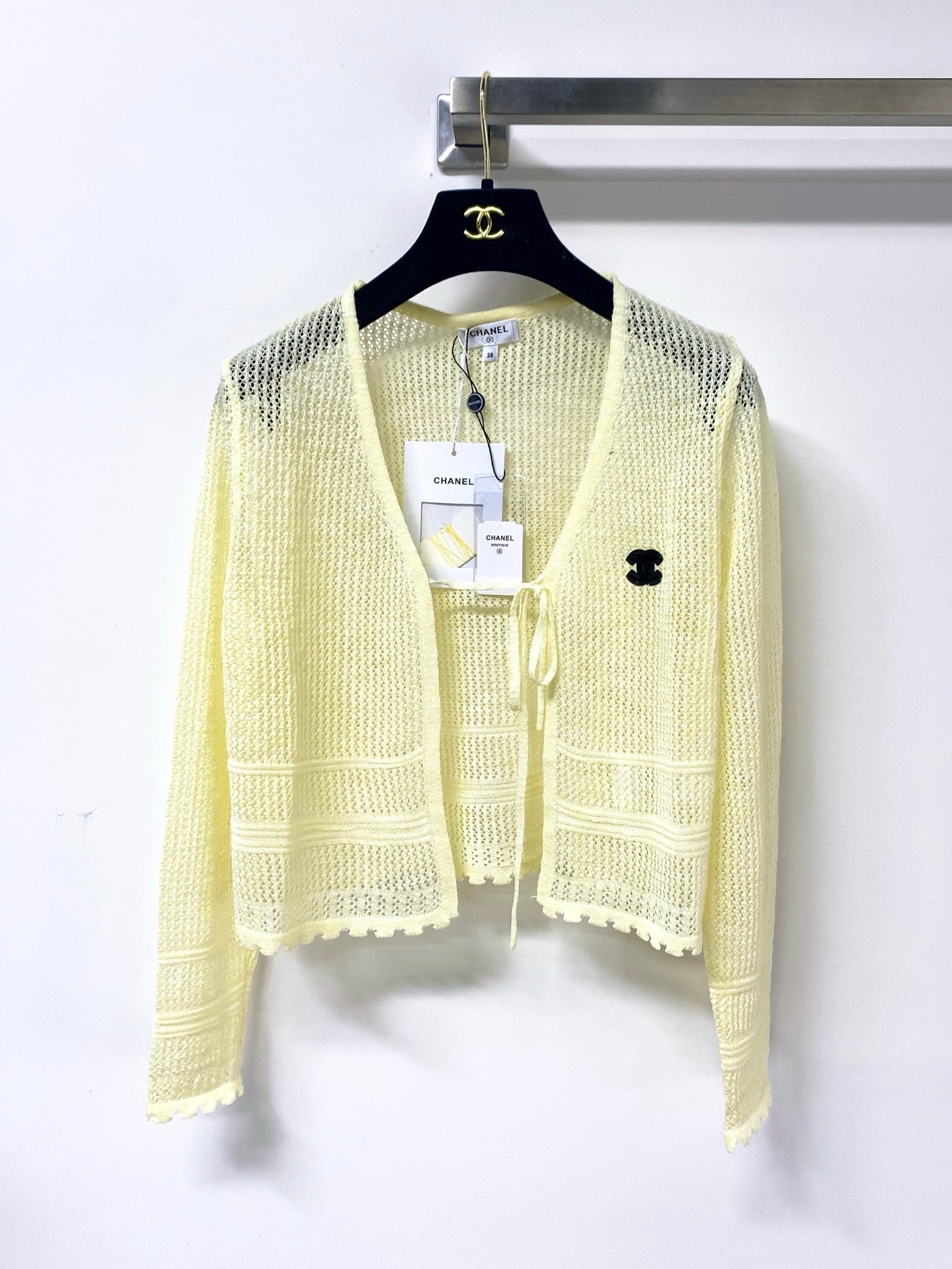 Chanel 2026 Short Knitted Cardigan Cotton 419392