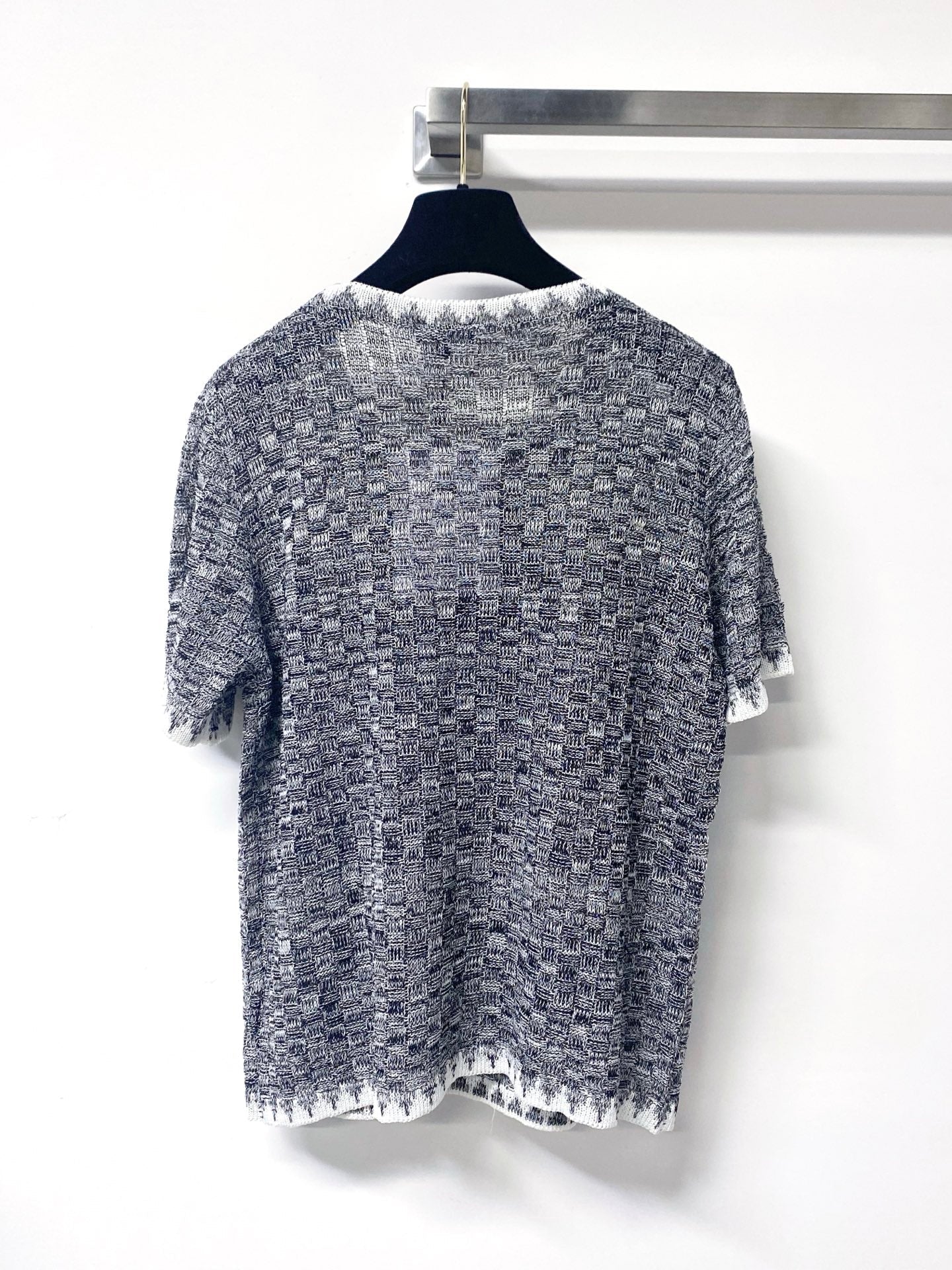 Chanel 2026 Short-Sleeved Shirt Mercerized Wool 439836