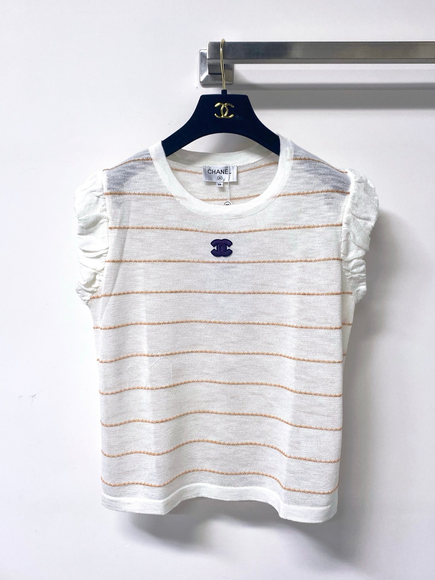 Chanel 2026 Short-Sleeved Shirt Wool 439829